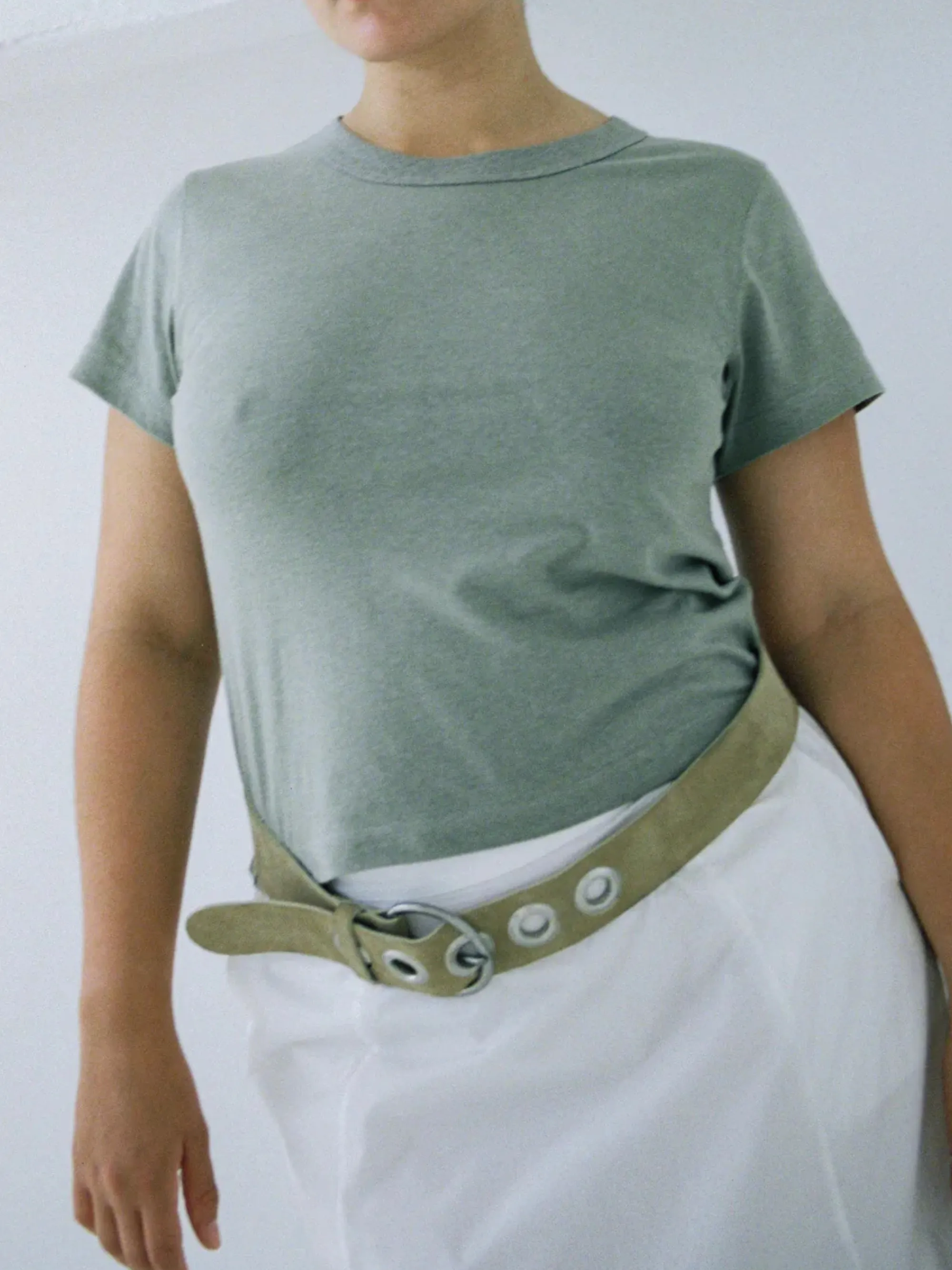 Hemp Mini Tee | Sage sold by CoutuKitsch product image thumbnail 4