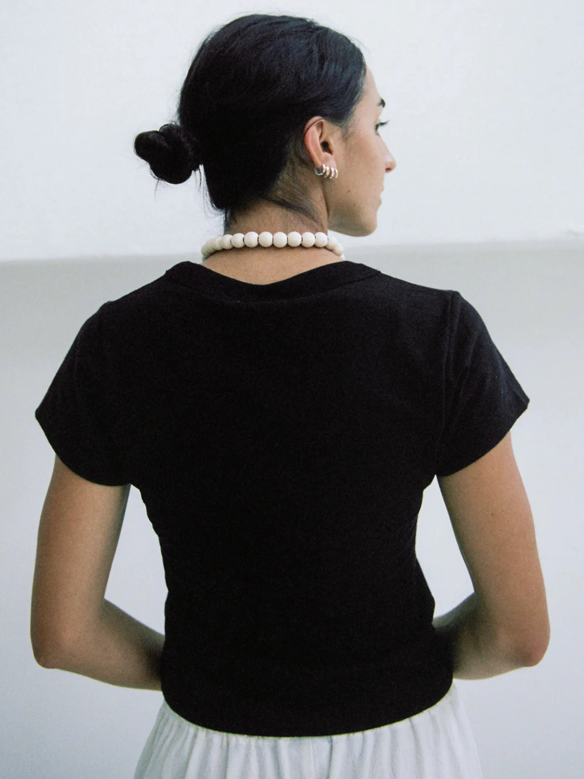 Hemp Mini Tee | Black sold by CoutuKitsch product image thumbnail 3