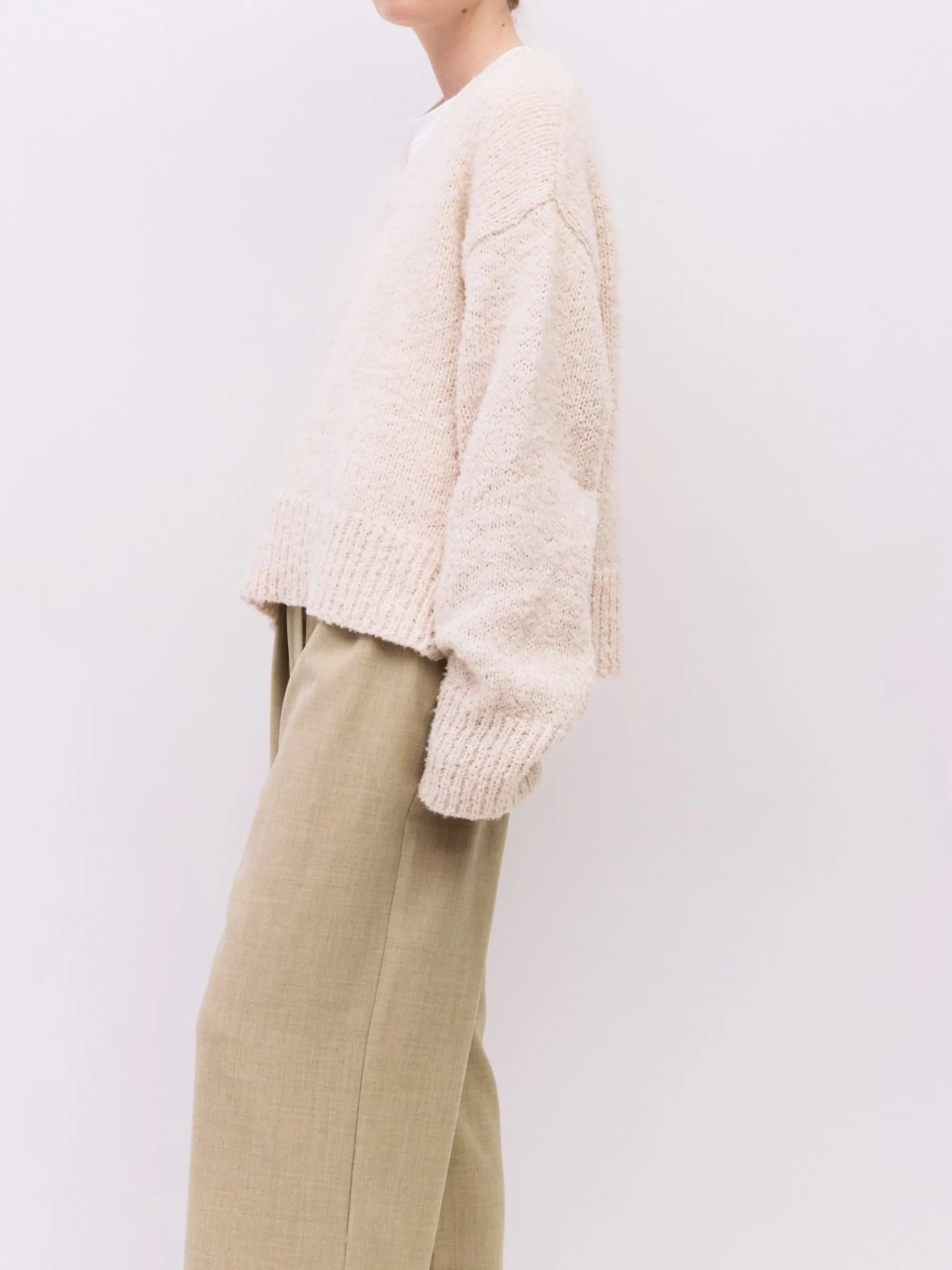 Glen Sweater | Cream sold by CoutuKitsch product image thumbnail 4