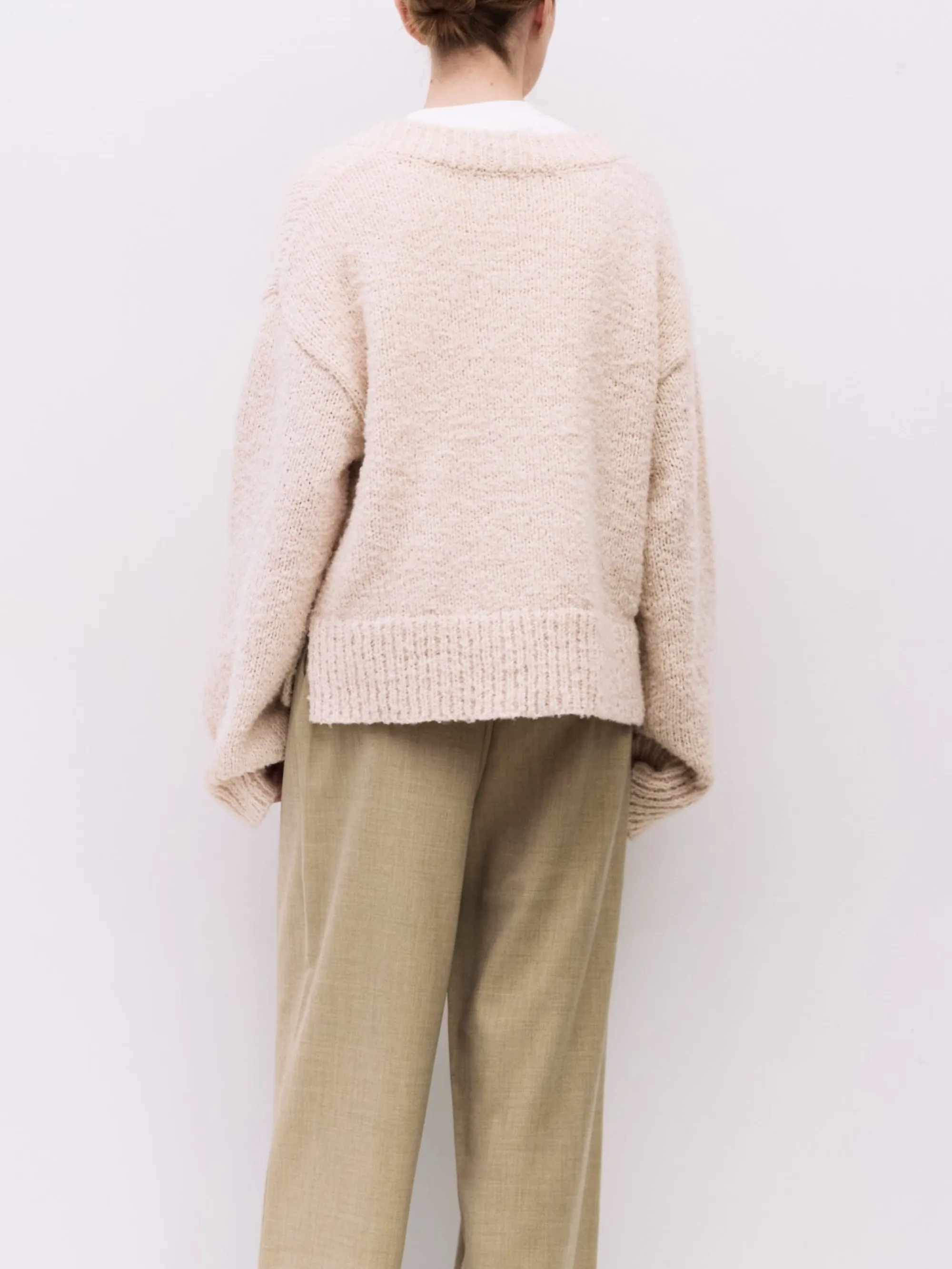 Glen Sweater | Cream sold by CoutuKitsch product image thumbnail 5