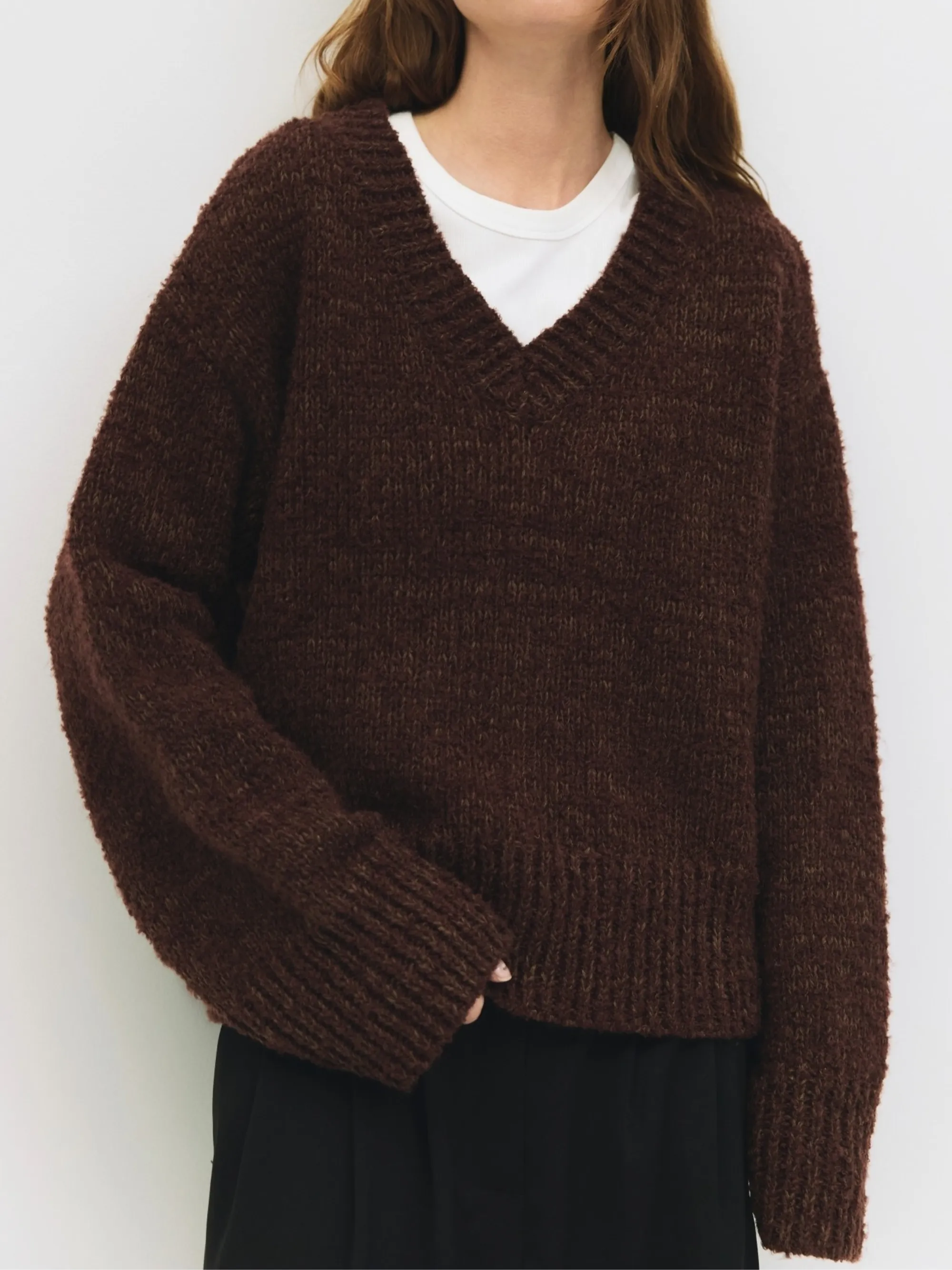 Glen Sweater | Brown sold by CoutuKitsch