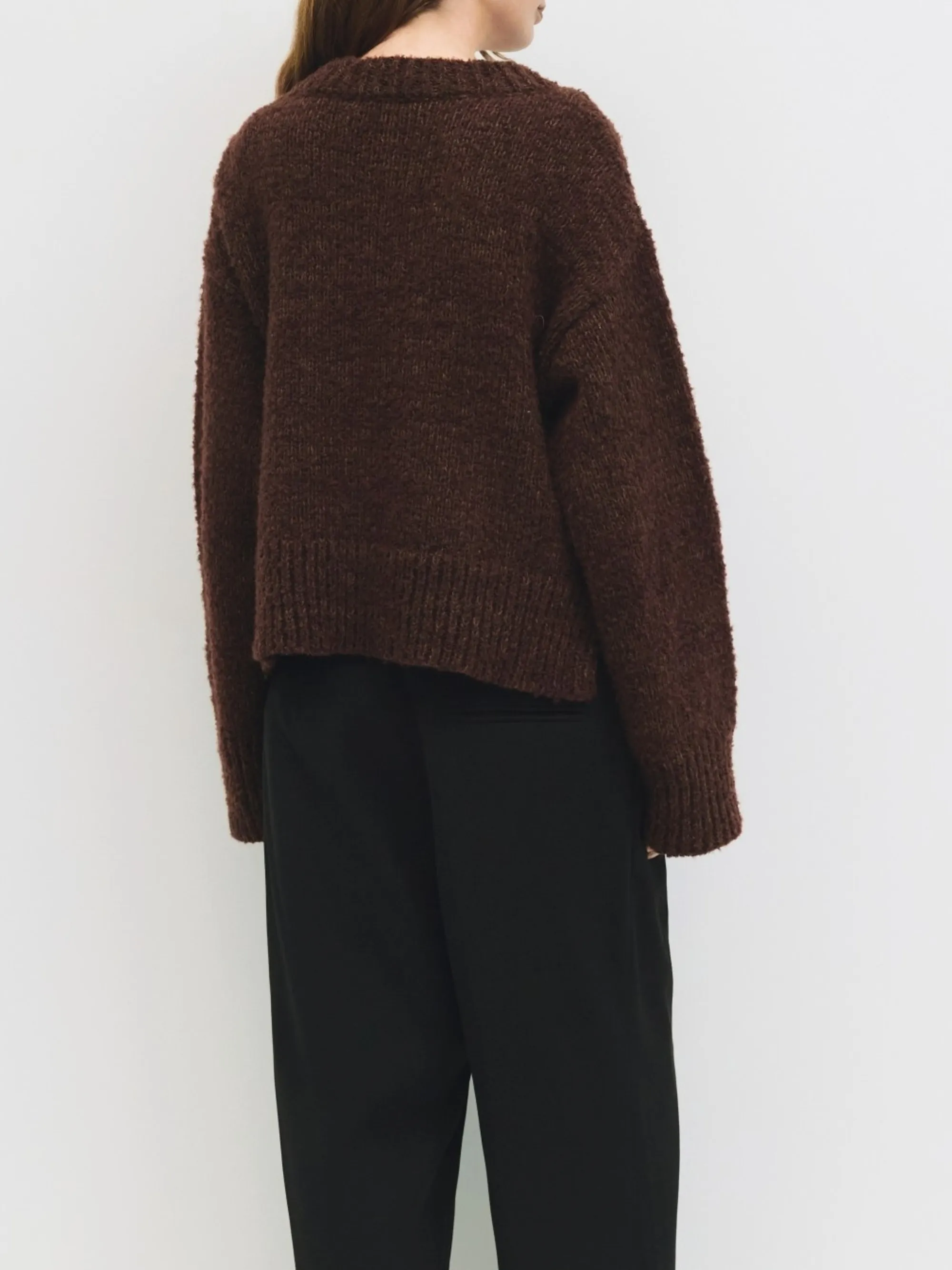 Glen Sweater | Brown sold by CoutuKitsch product image thumbnail 4