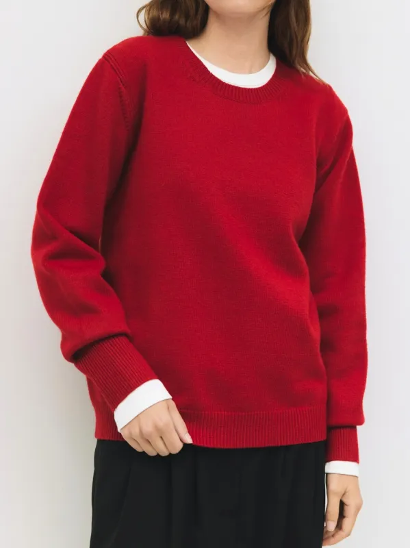 Conrad Sweater | Red sold by CoutuKitsch