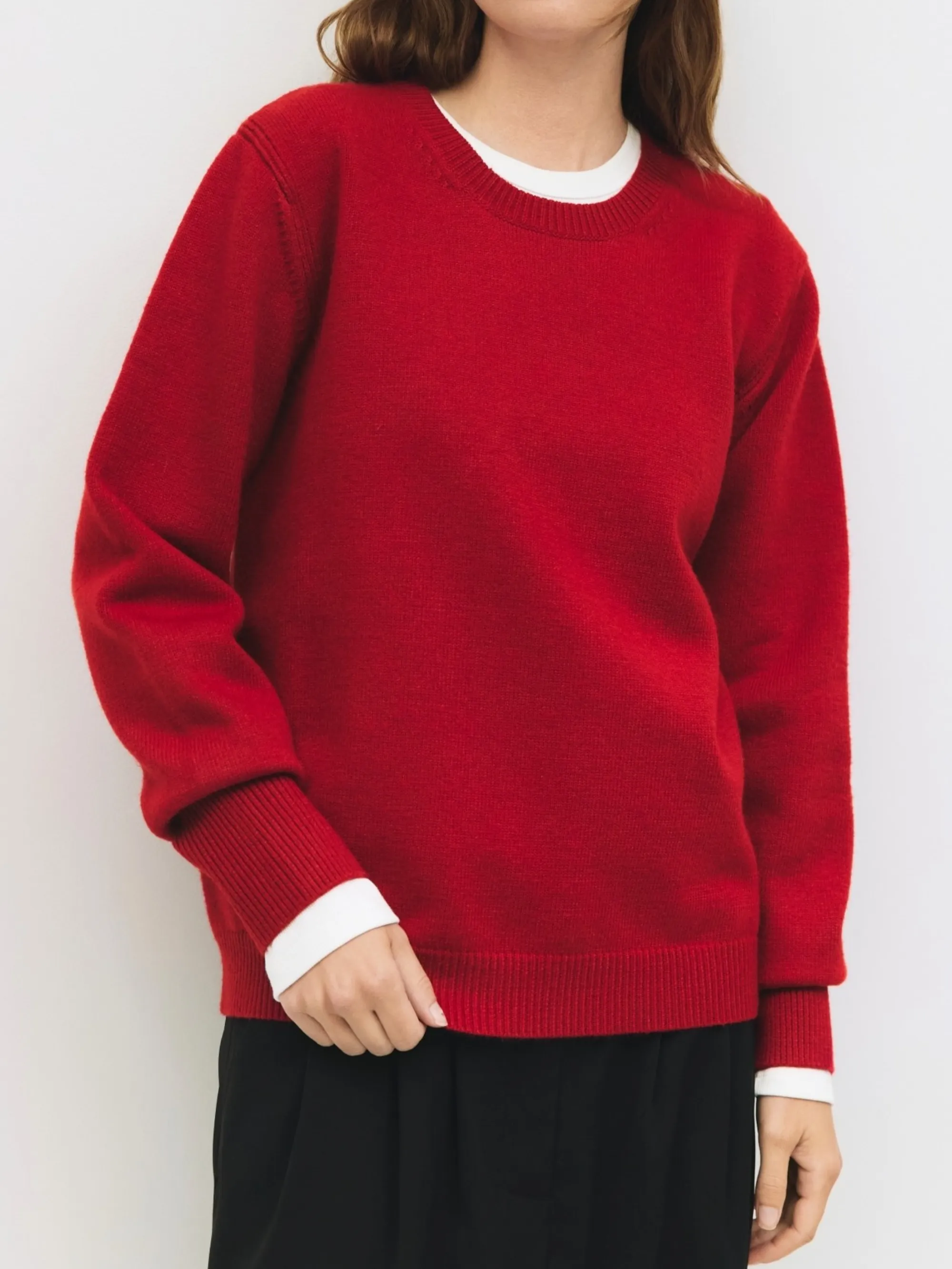 Conrad Sweater | Red sold by CoutuKitsch