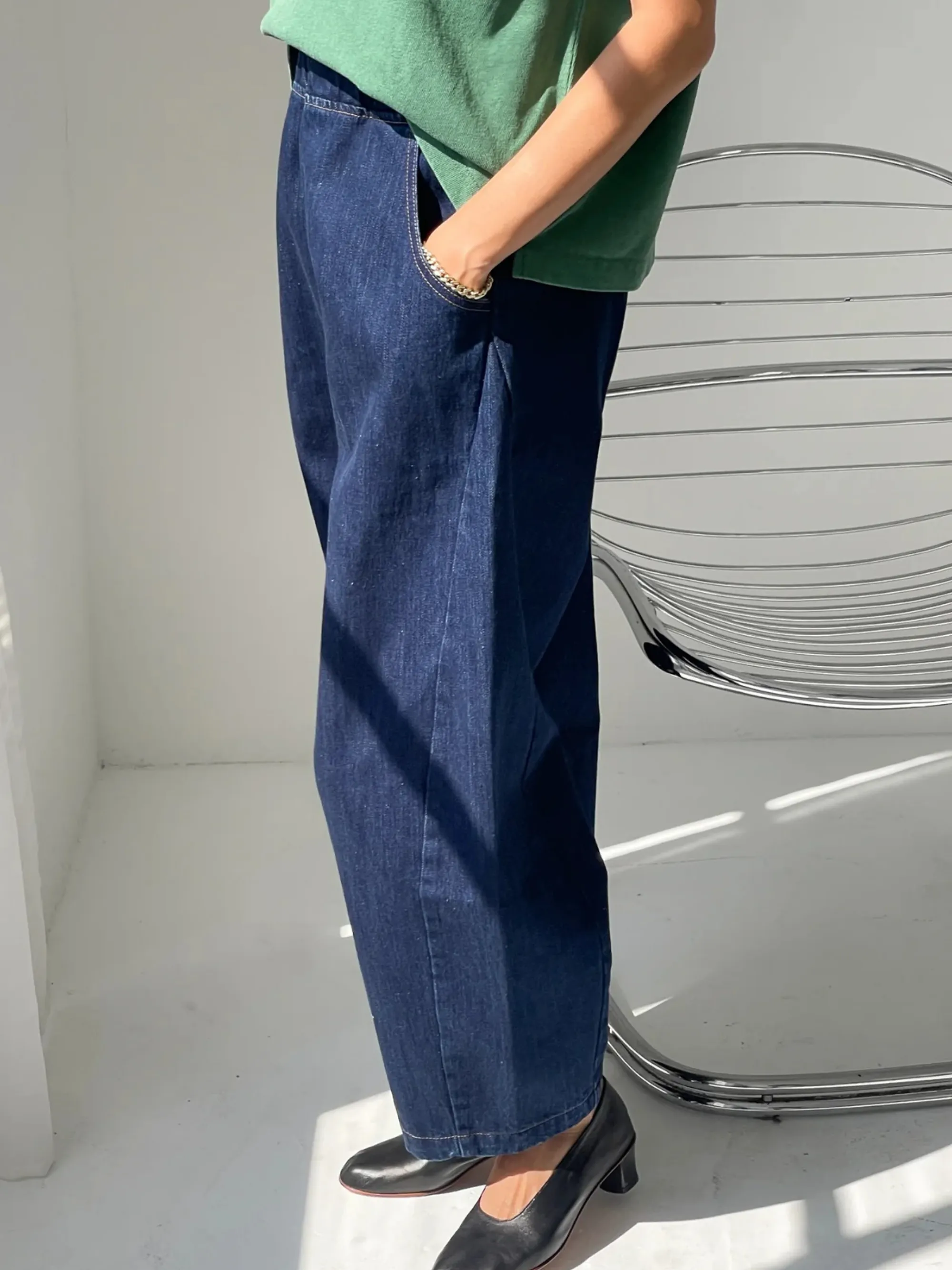 Arc Pants | Raw Denim sold by CoutuKitsch product image thumbnail 3