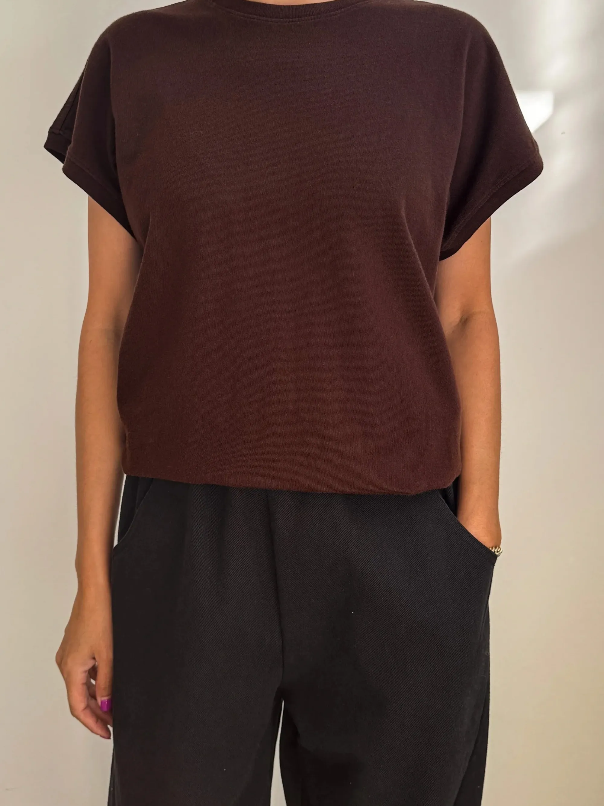 Ease Tee | Dark Cacao sold by CoutuKitsch product image thumbnail 2