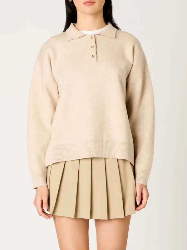 Marlowe Sweater | Oat made by Nia