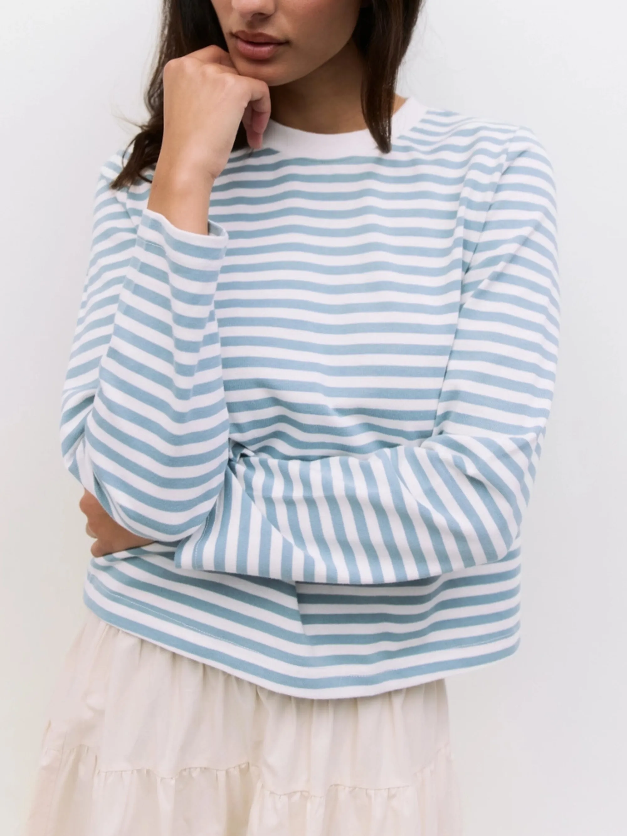 Kathleen Top | Blue Cream sold by CoutuKitsch product image thumbnail 2