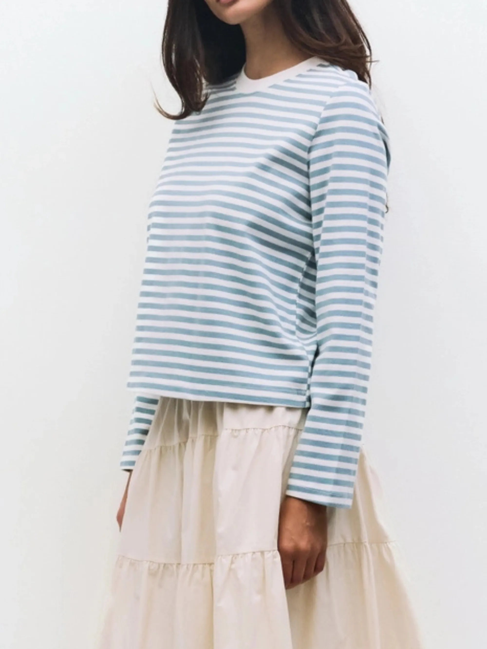 Kathleen Top | Blue Cream sold by CoutuKitsch product image thumbnail 3