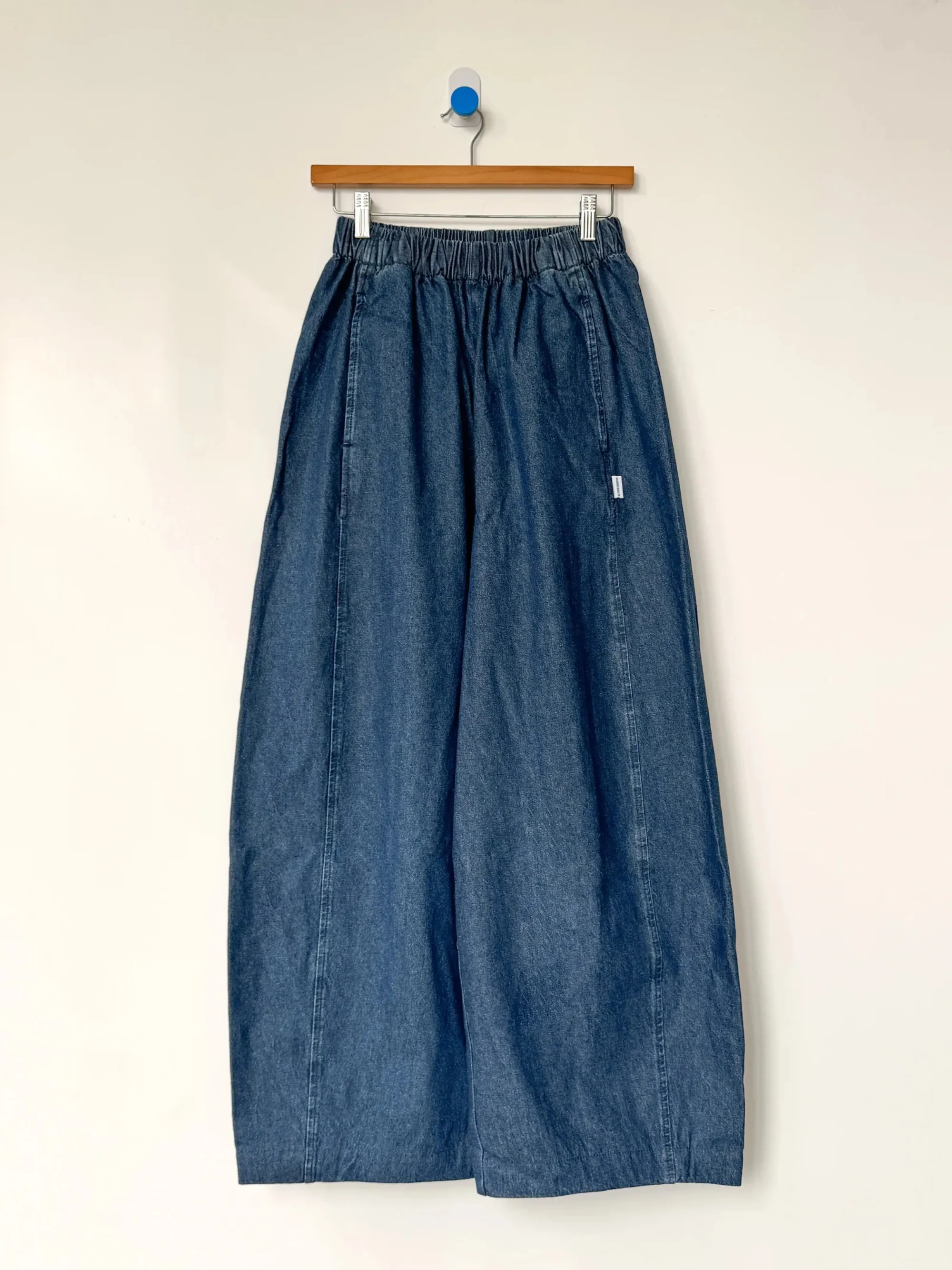 Parachute Pants | Blue Denim sold by CoutuKitsch