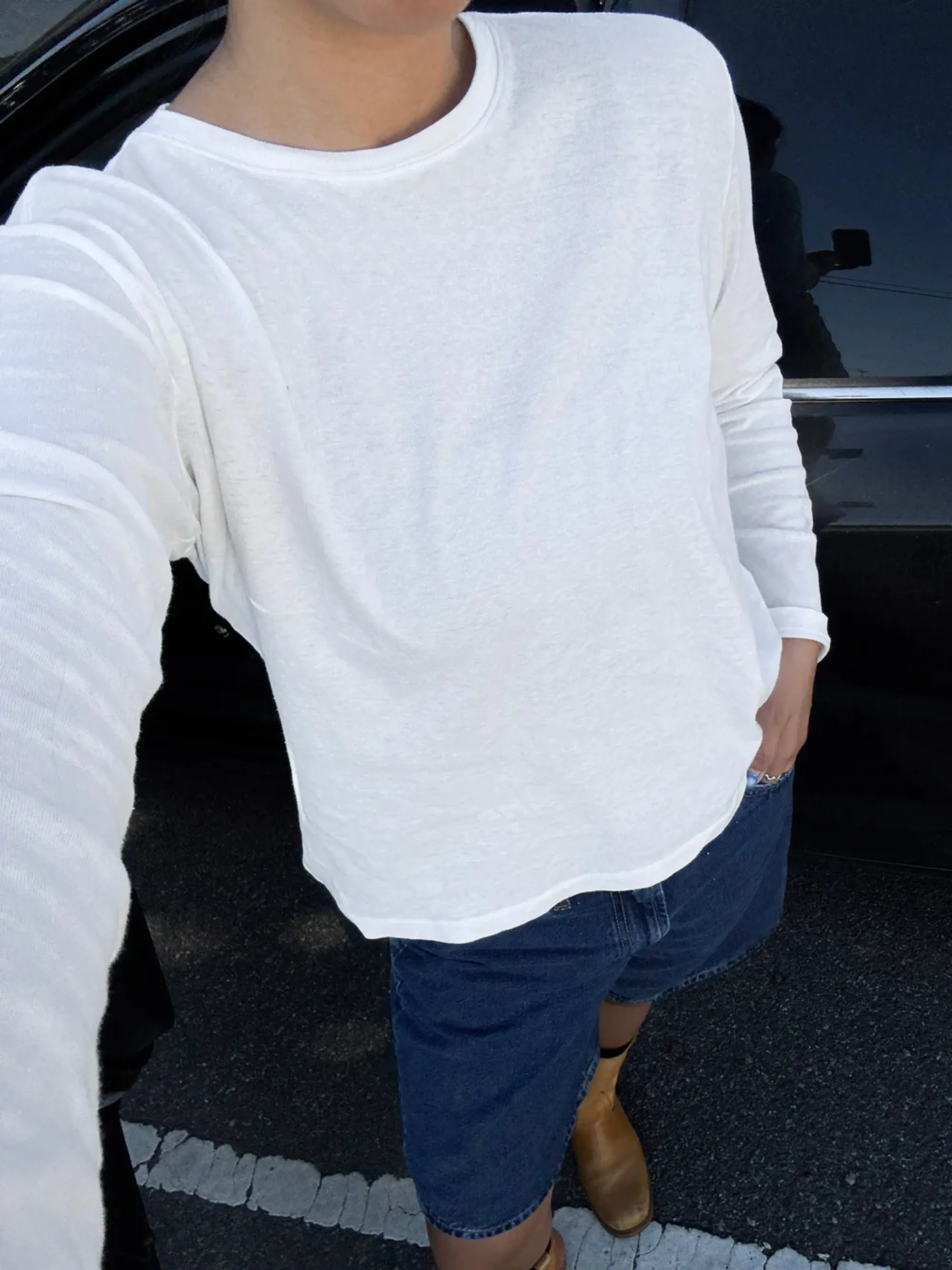 Foundation Long Sleeve Tee | Vintage White sold by CoutuKitsch product image thumbnail 3