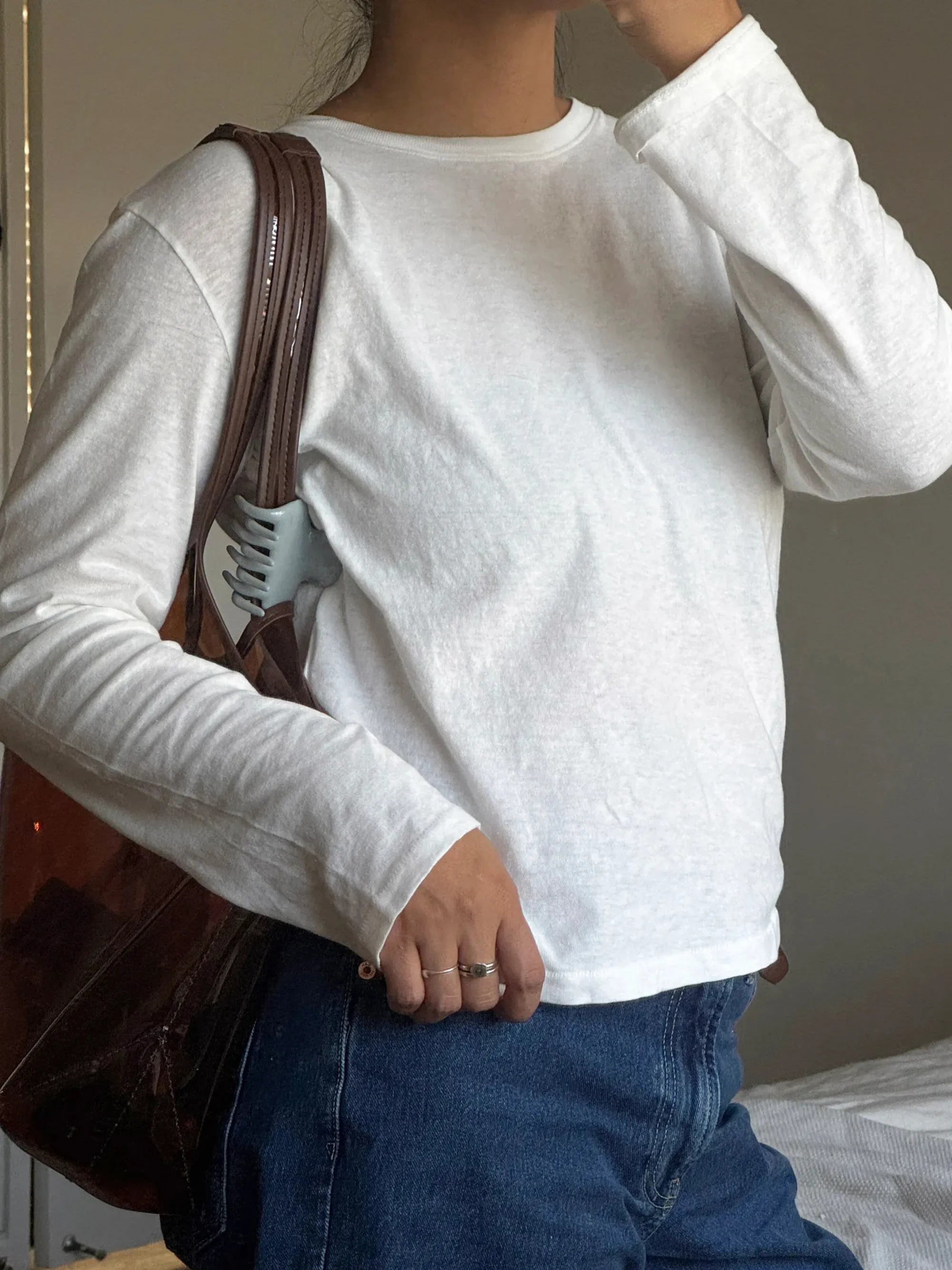 Foundation Long Sleeve Tee | Vintage White sold by CoutuKitsch product image thumbnail 2