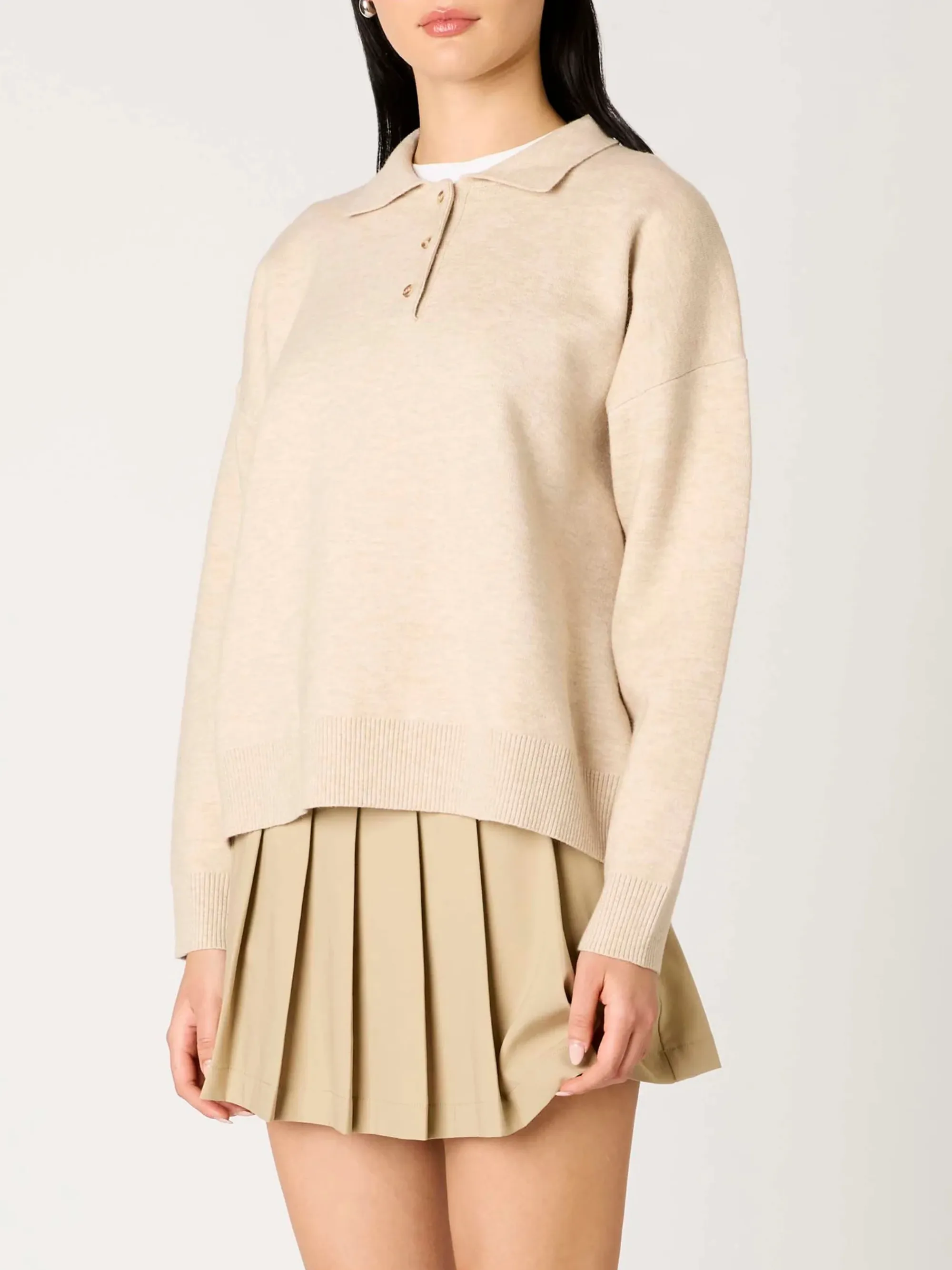 Marlowe Sweater | Oat sold by CoutuKitsch product image thumbnail 2