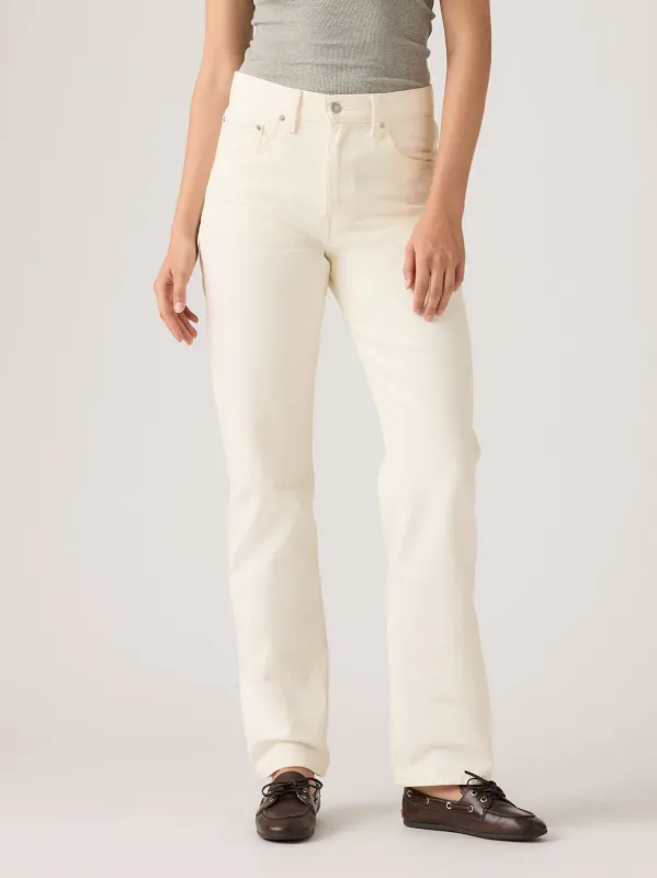 Easy Dad Jeans Truth Slip White made by Levi's