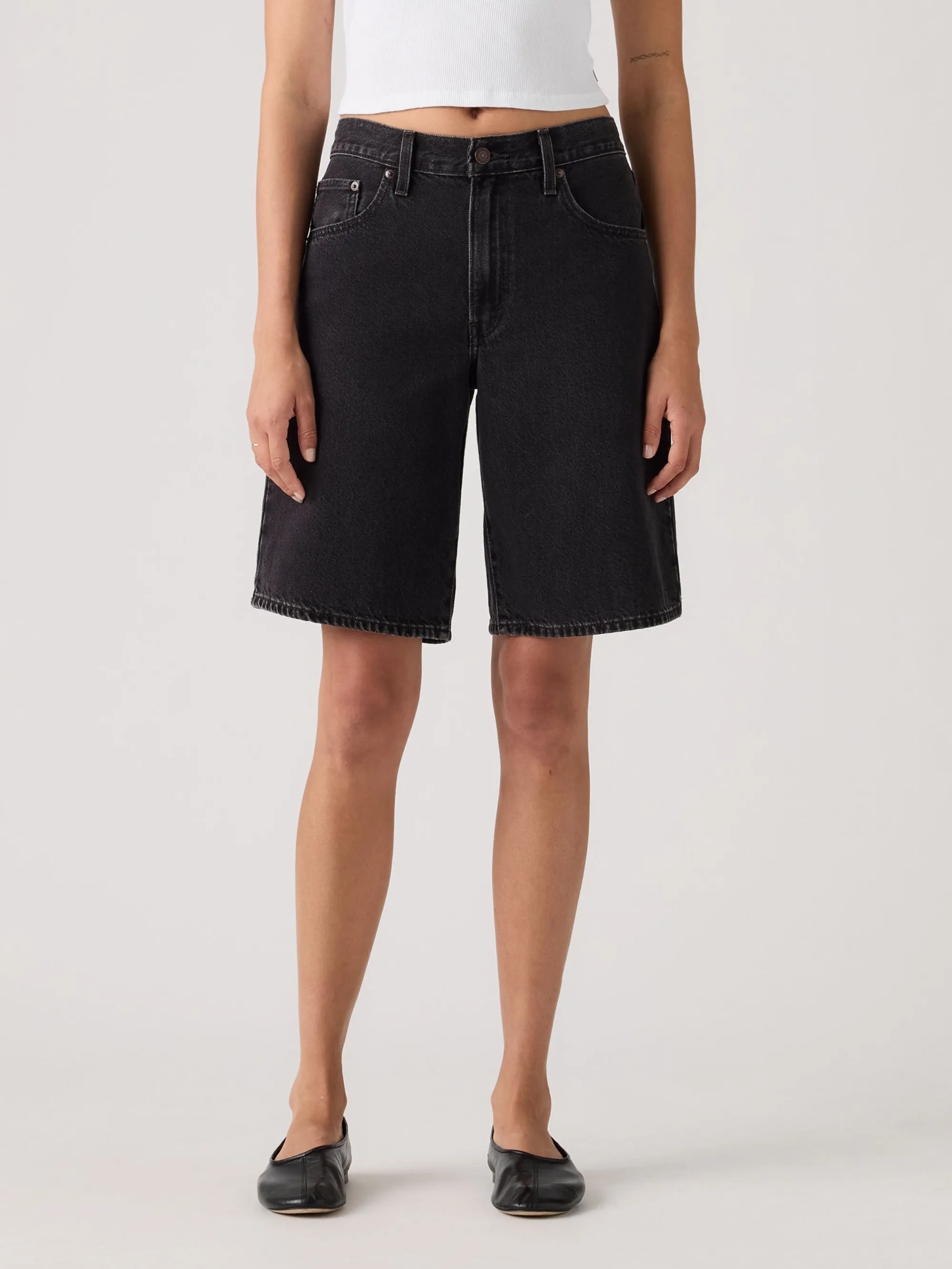 Baggy Dad Jorts Open Mind sold by CoutuKitsch product image thumbnail 2