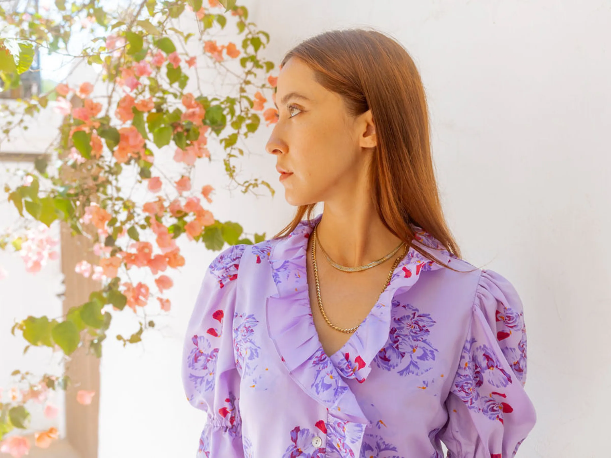 Lucia Ruffle Blouse sold by Horses Atelier product image thumbnail 2