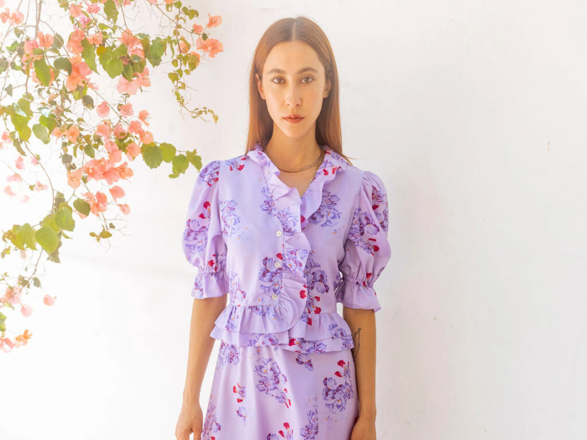 Lucia Ruffle Blouse sold by Horses Atelier product image thumbnail 4