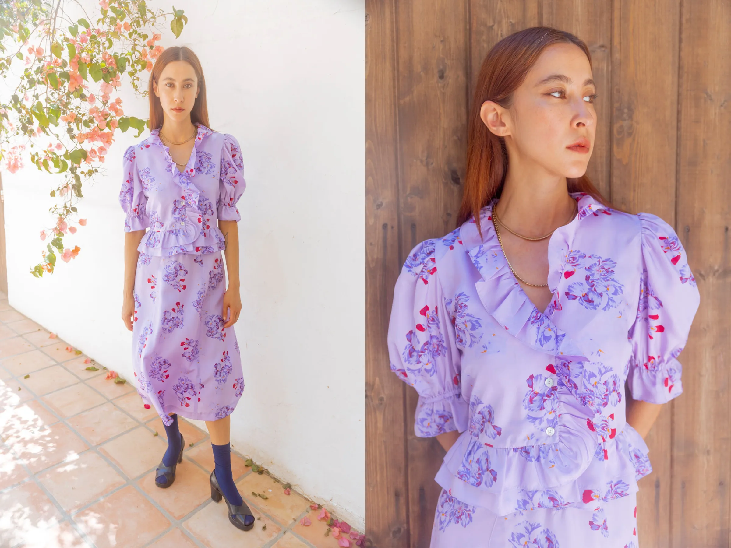 Lucia Ruffle Blouse sold by Horses Atelier product image thumbnail 3