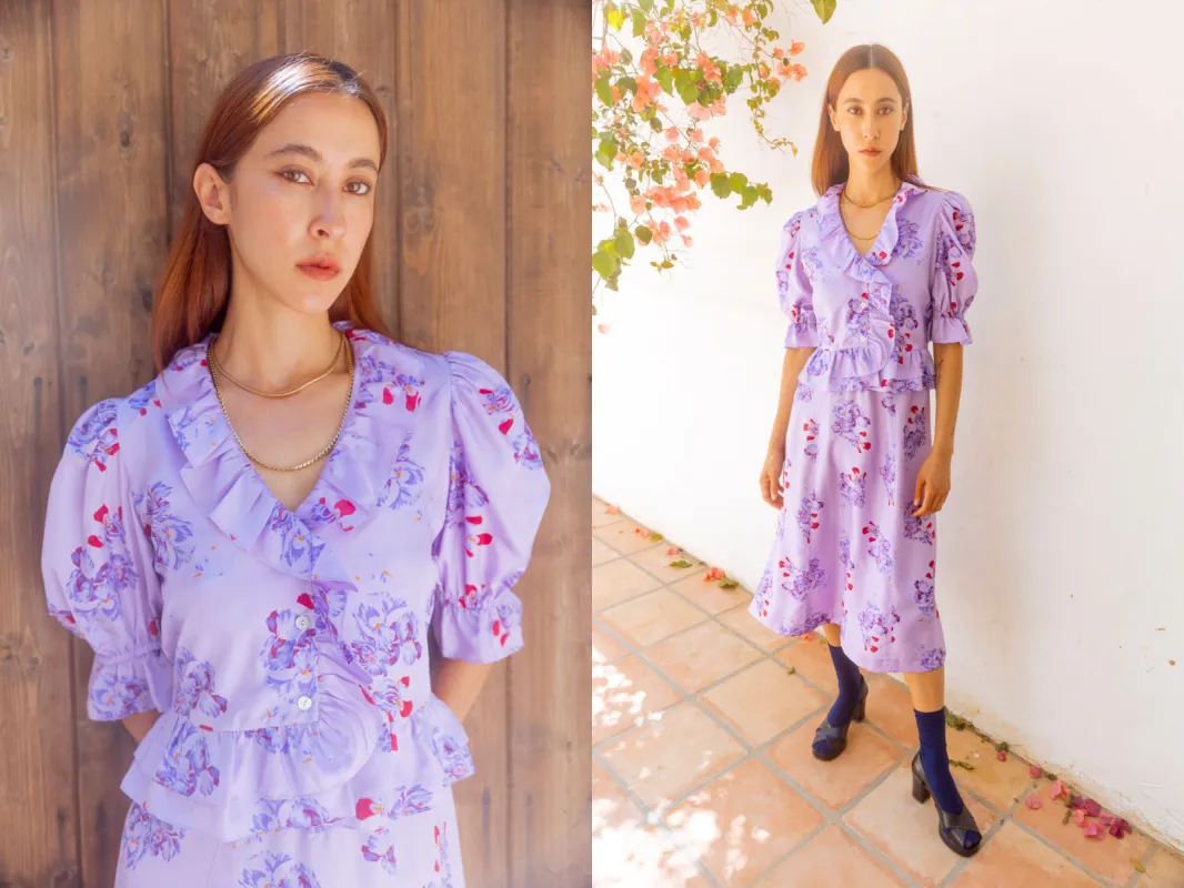 Lucia Ruffle Blouse sold by Horses Atelier