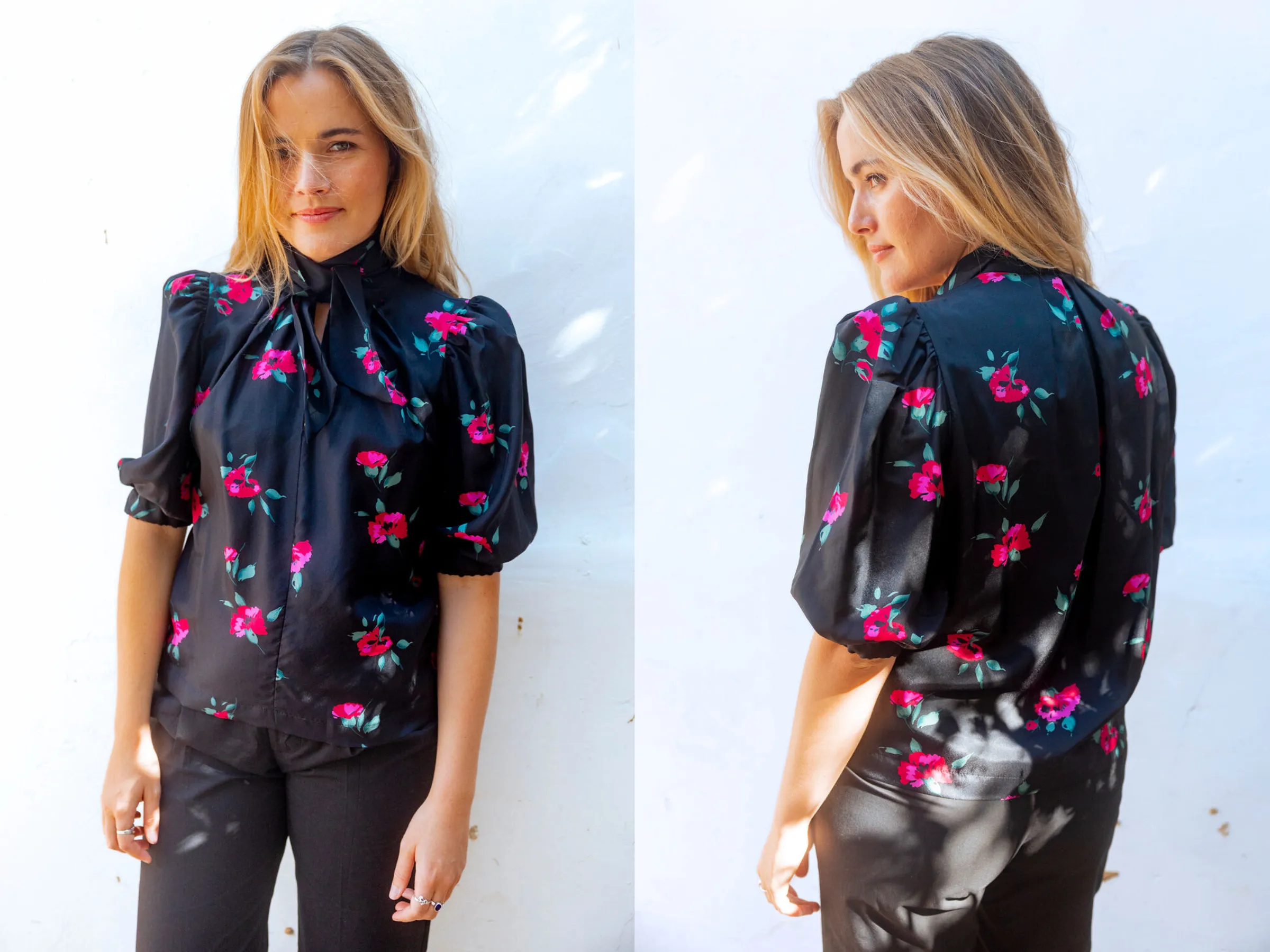 Anjelica Tie Blouse sold by Horses Atelier product image thumbnail 5