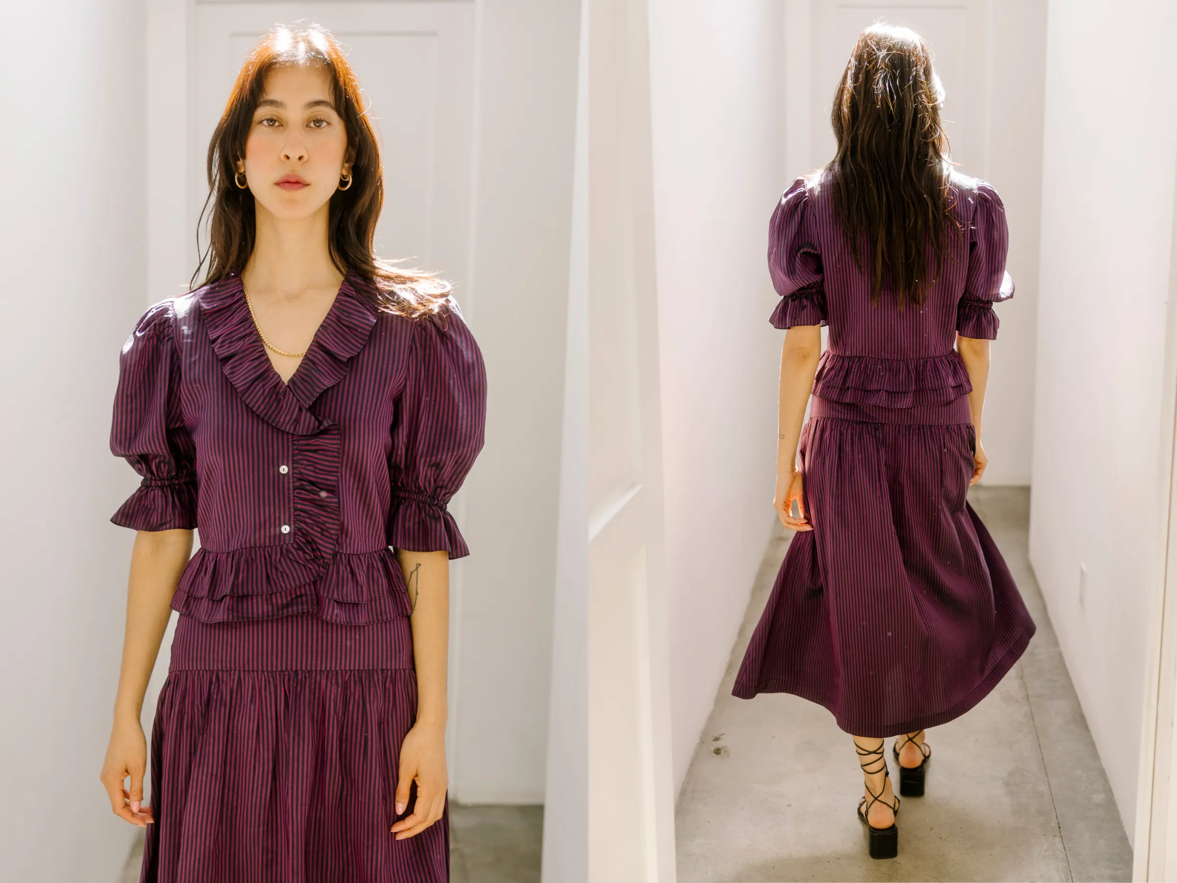 Lucia Ruffle Blouse sold by Horses Atelier product image thumbnail 5