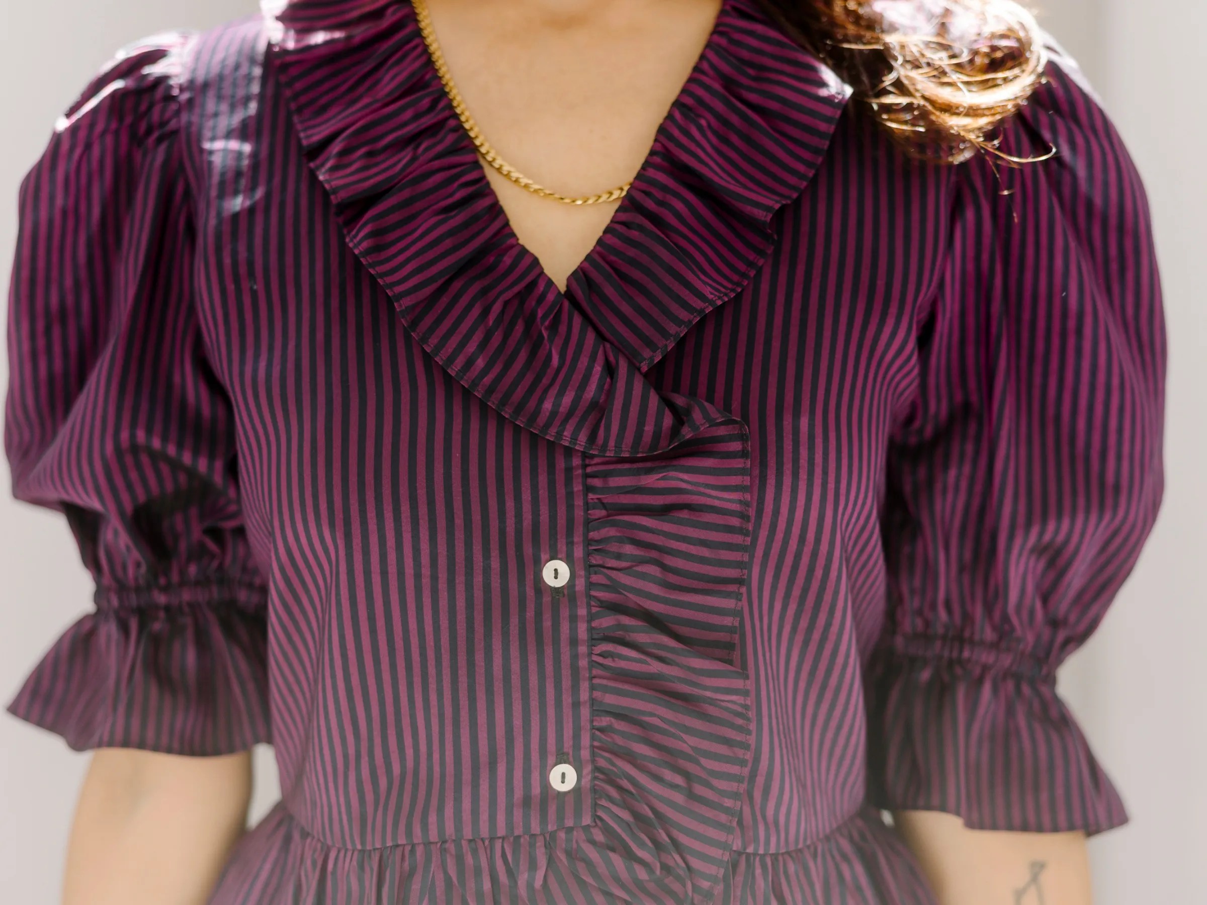 Lucia Ruffle Blouse sold by Horses Atelier product image thumbnail 2