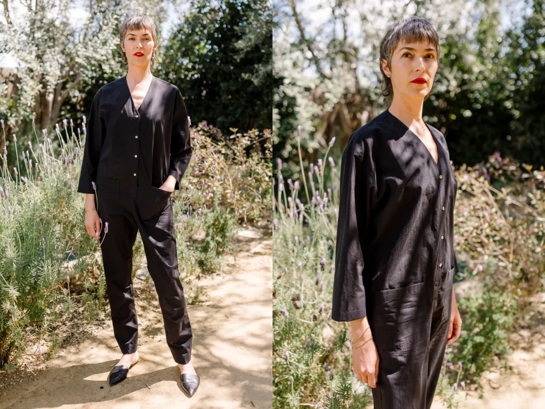Patch Pocket Jumpsuit sold by Horses Atelier