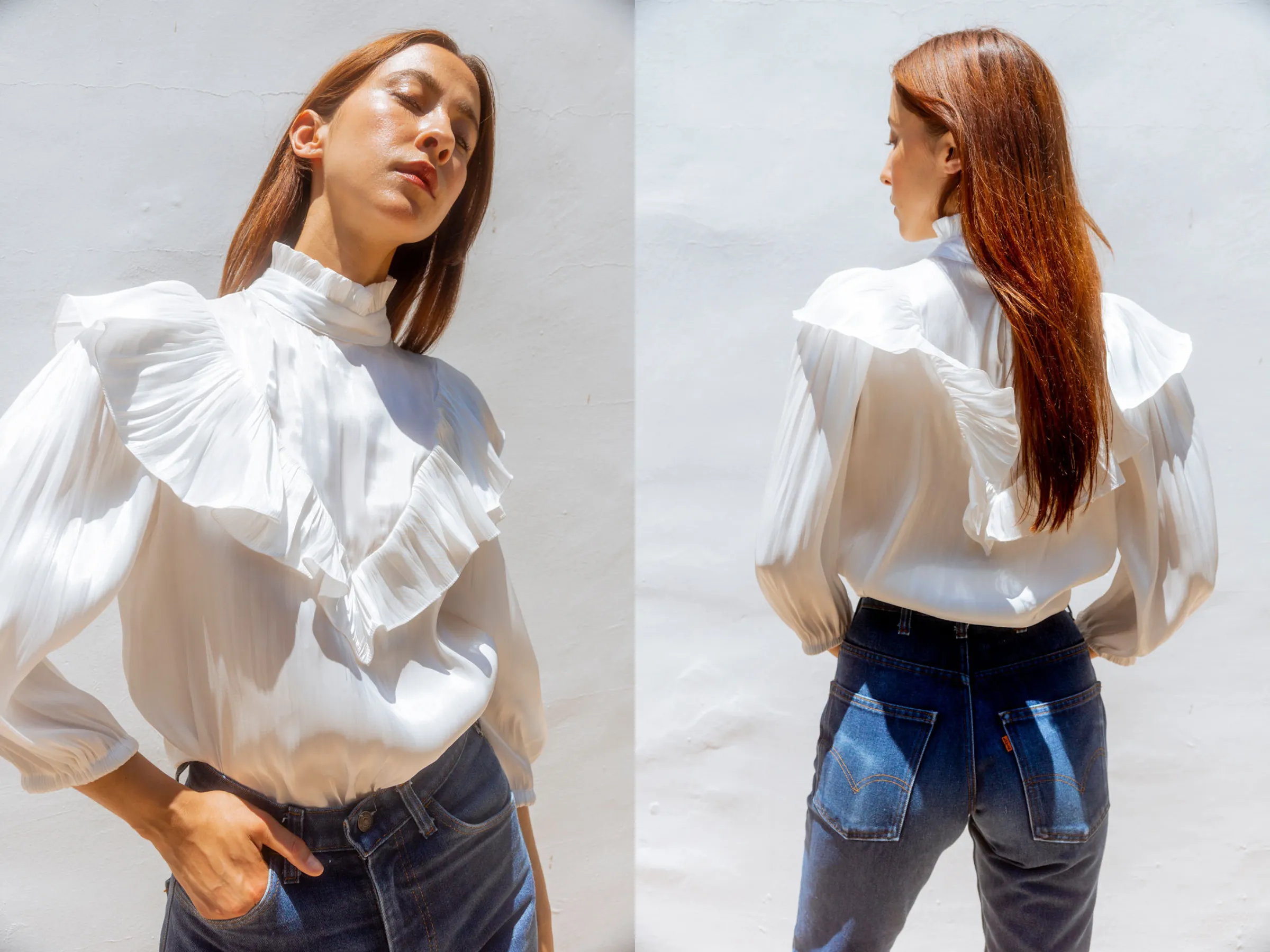 Ruffle Blouse sold by Horses Atelier product image thumbnail 5