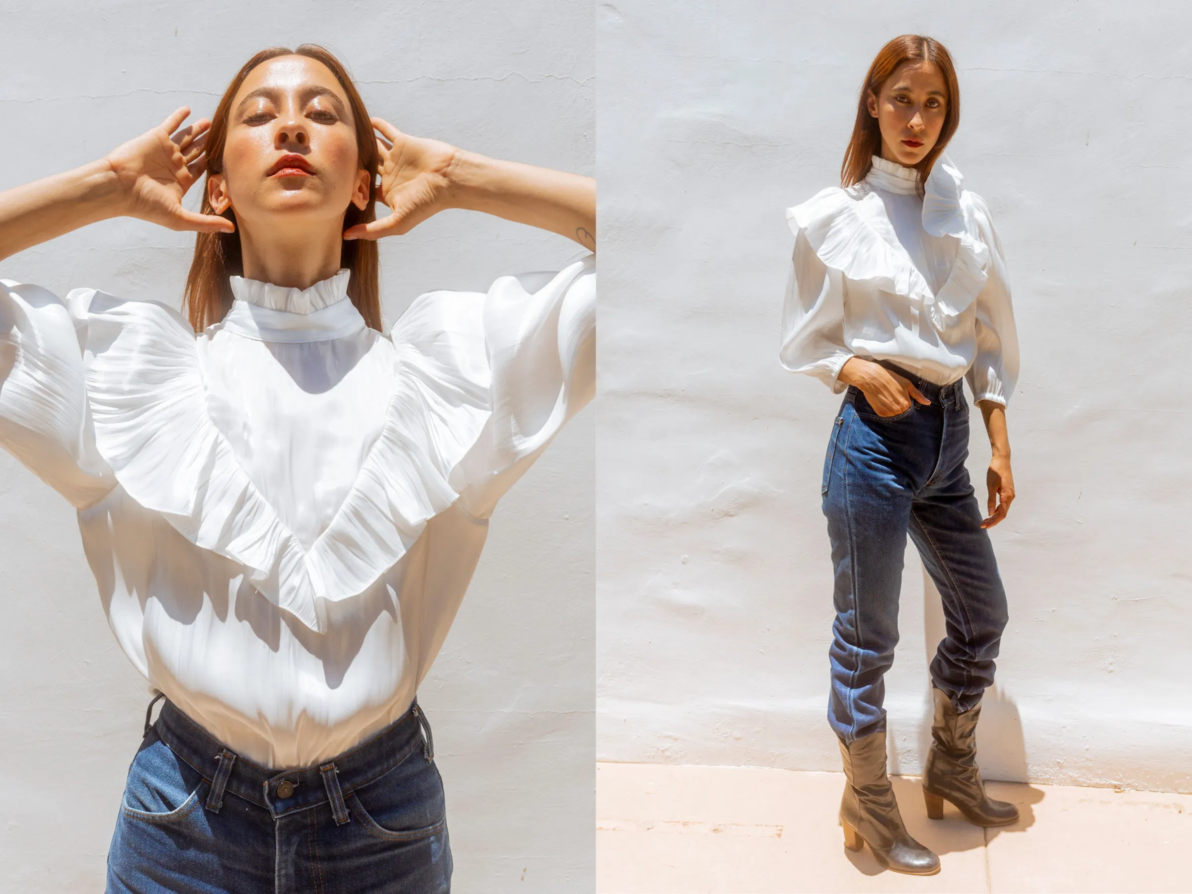 Ruffle Blouse sold by Horses Atelier