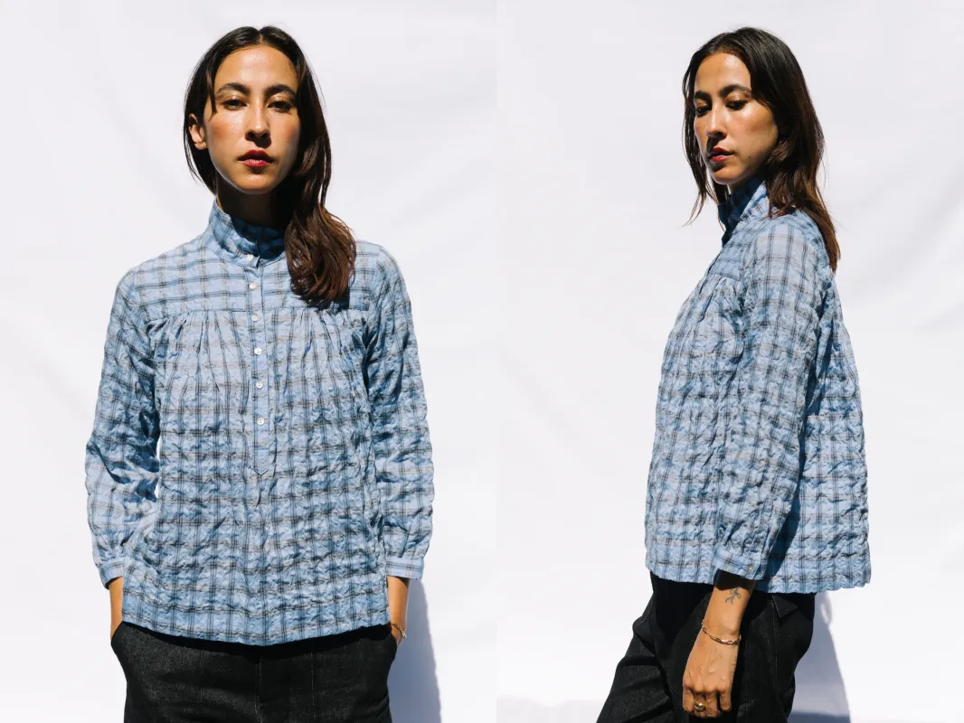 High-Collar Blouse sold by Horses Atelier