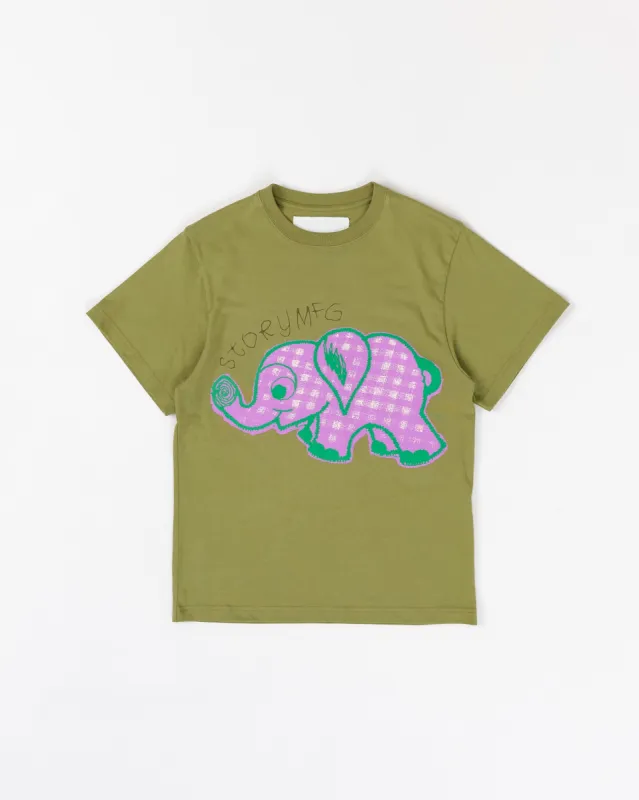 Grateful Tee SS - Sage Ele sold by Story Mfg.
