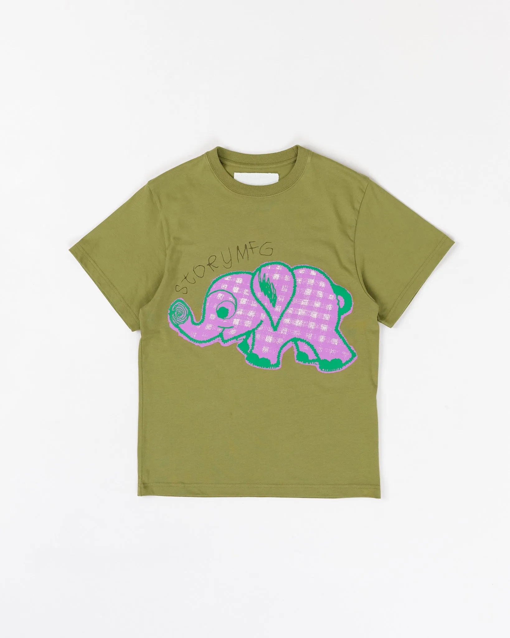 Grateful Tee SS - Sage Ele sold by Story Mfg.