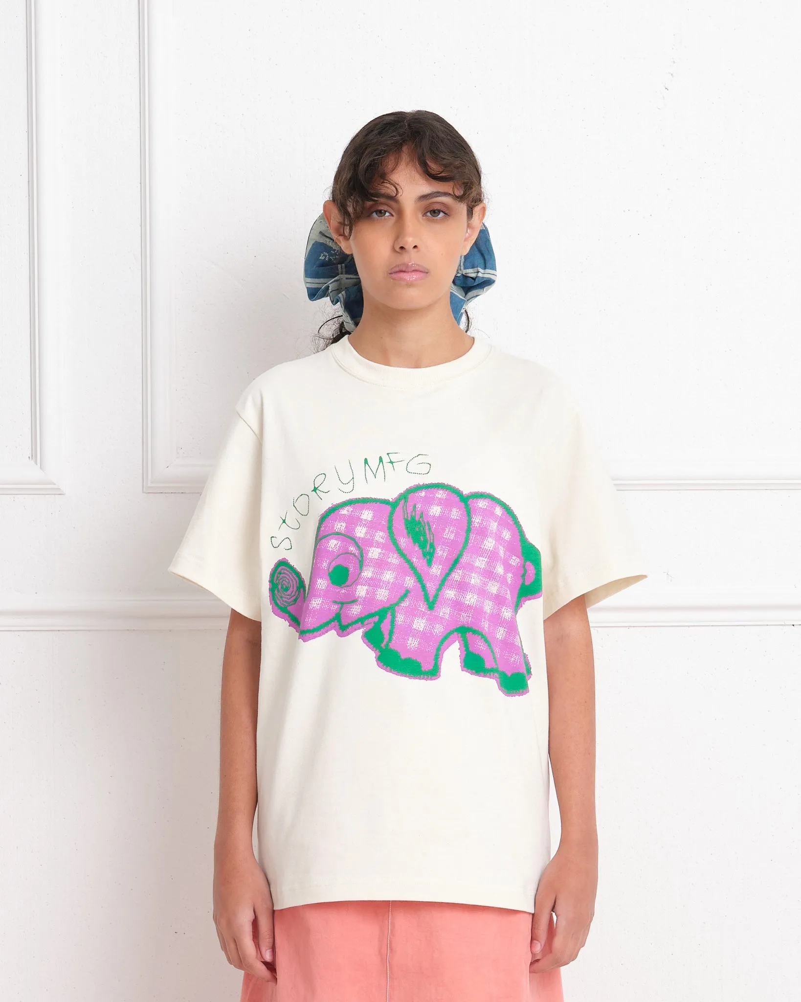 Grateful Tee SS - Ecru Ele sold by Story Mfg. product image thumbnail 2