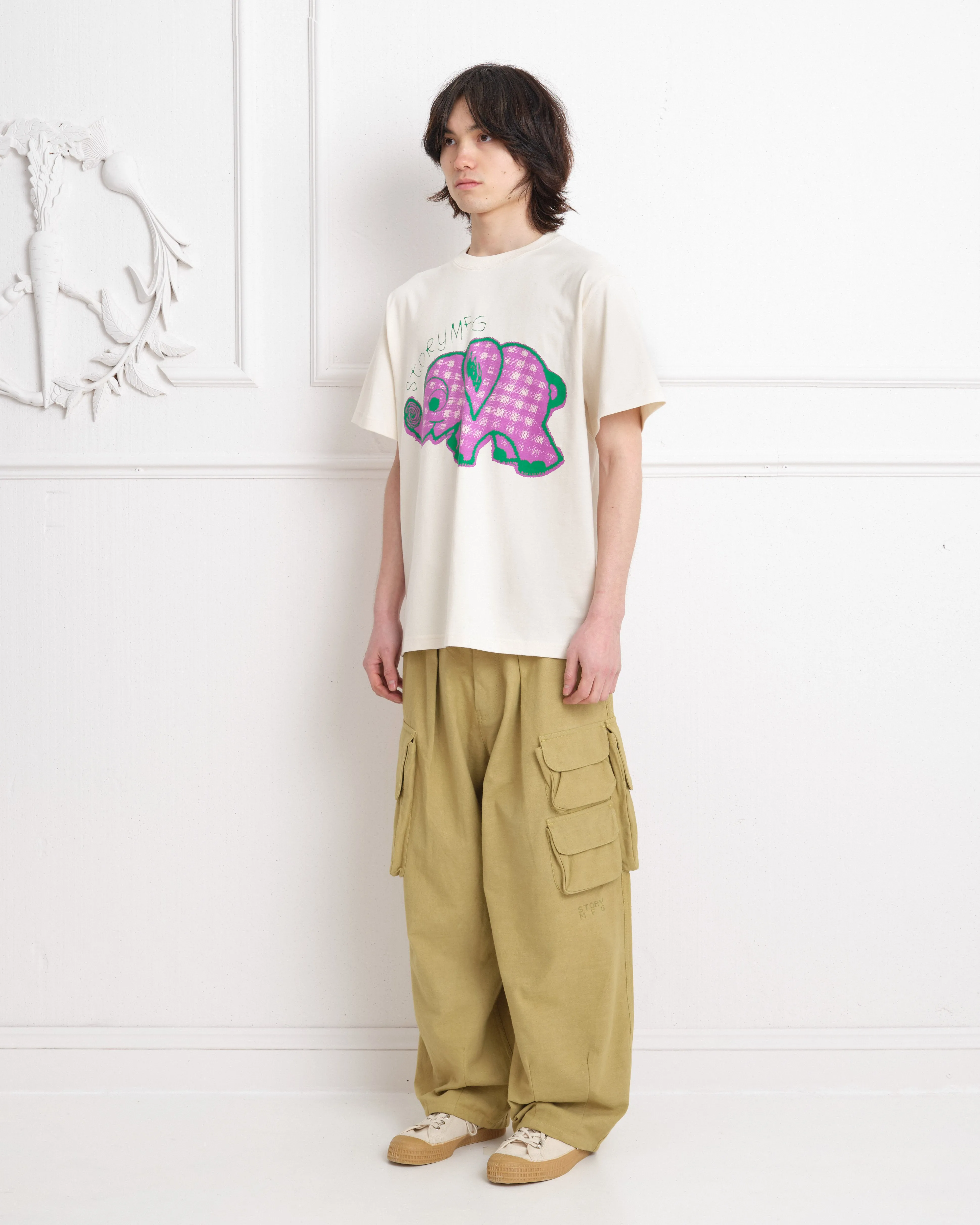 Grateful Tee SS - Ecru Ele sold by Story Mfg. product image thumbnail 3