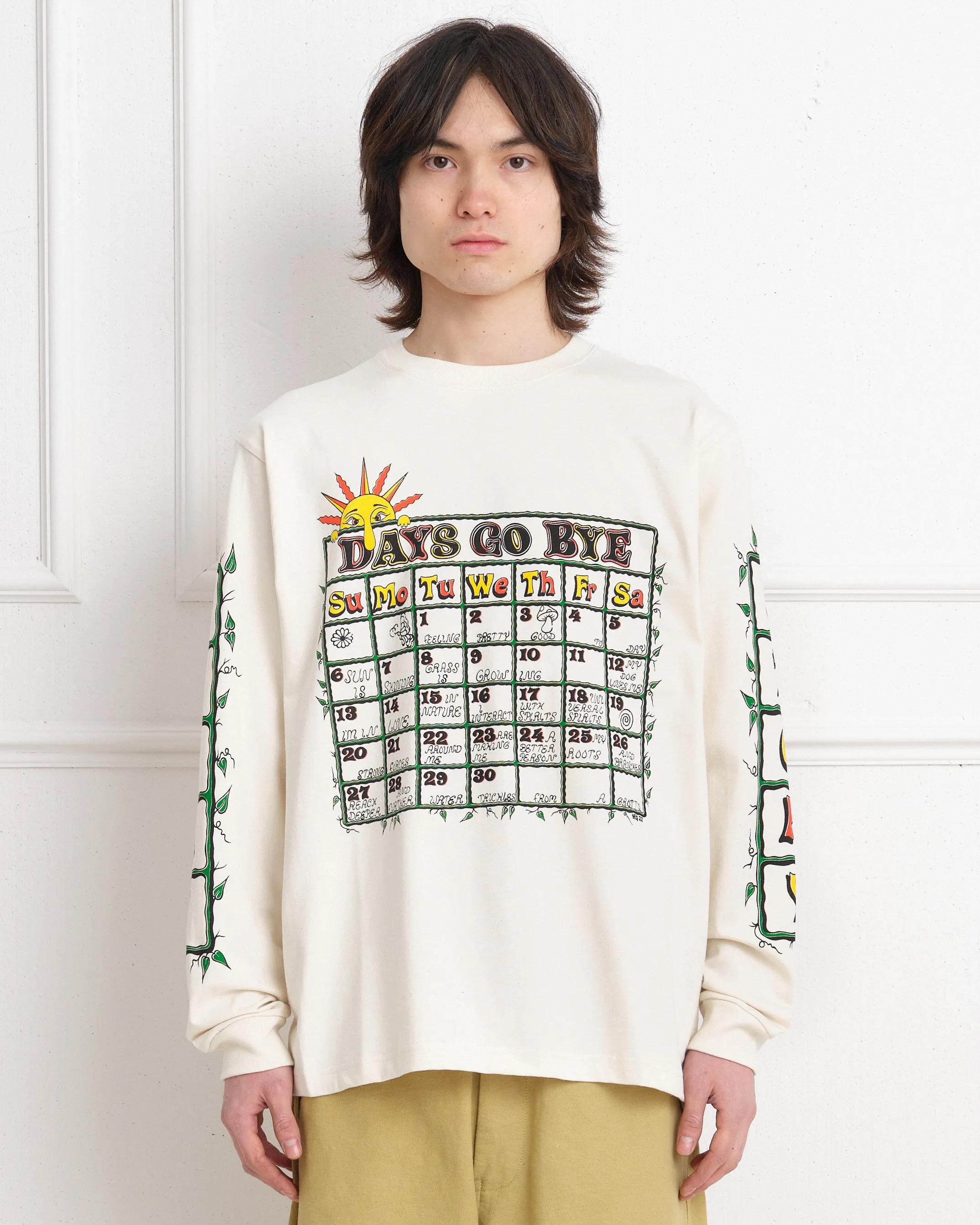 Grateful Tee LS - Ecru Days Go Bye sold by Story Mfg. product image thumbnail 2