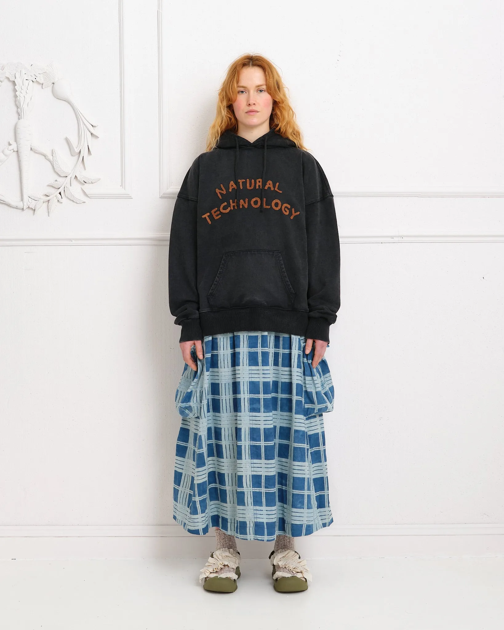 Geo Hoodie - Faded Black sold by Story Mfg. product image thumbnail 5