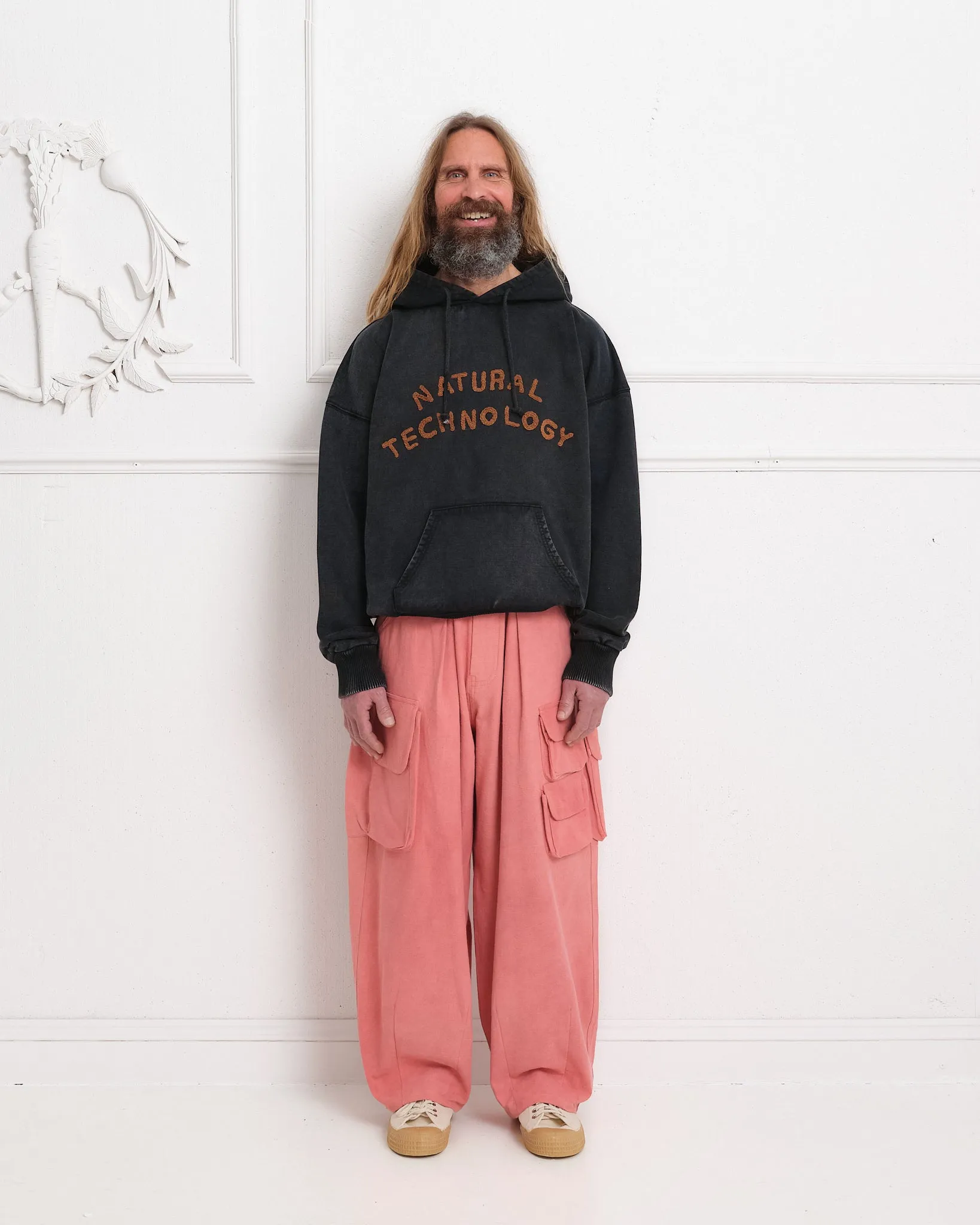 Geo Hoodie - Faded Black sold by Story Mfg. product image thumbnail 2