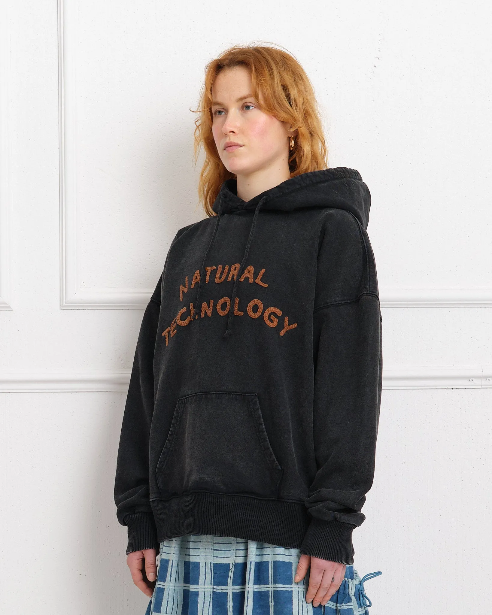 Geo Hoodie - Faded Black sold by Story Mfg. product image thumbnail 4