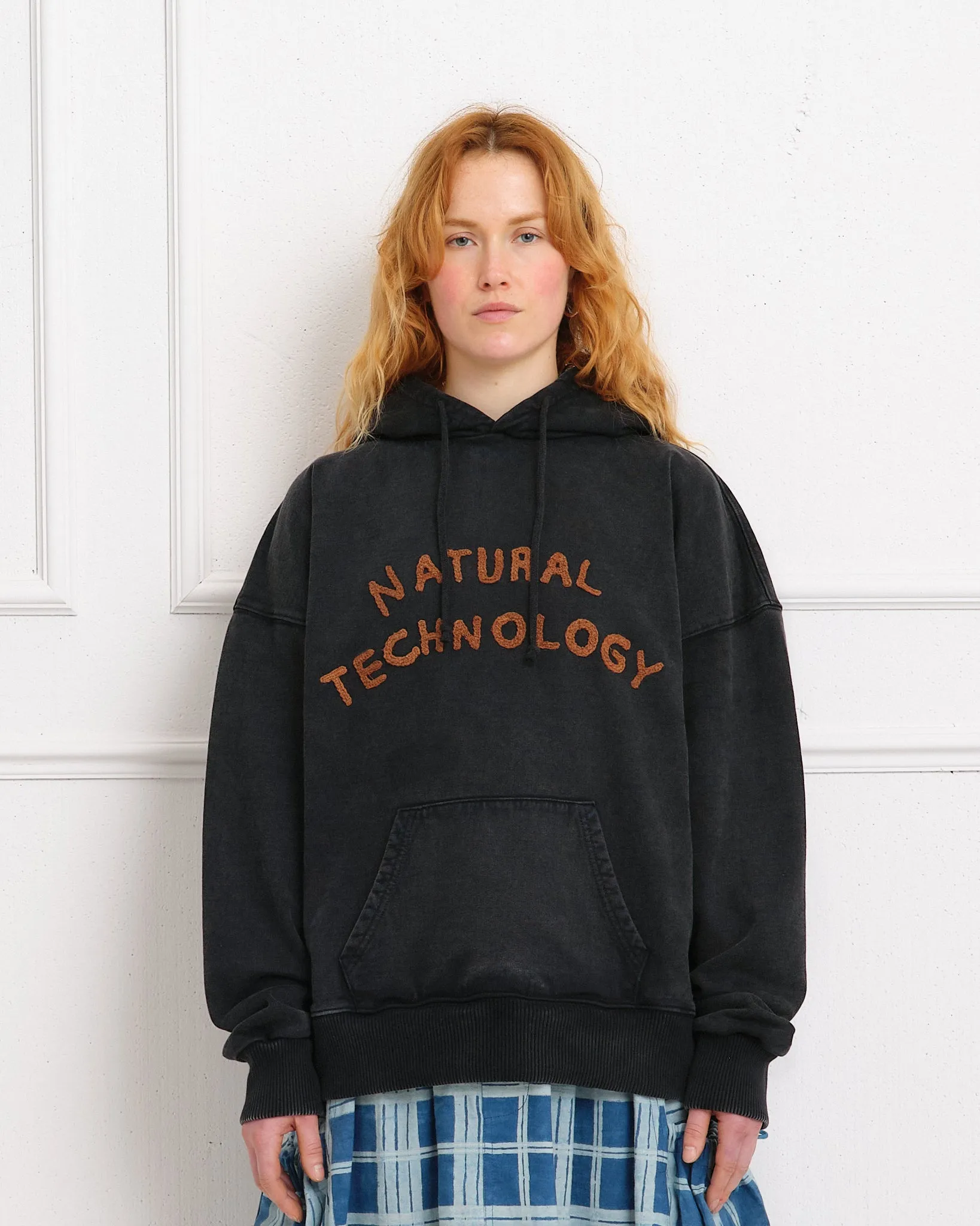 Geo Hoodie - Faded Black sold by Story Mfg.