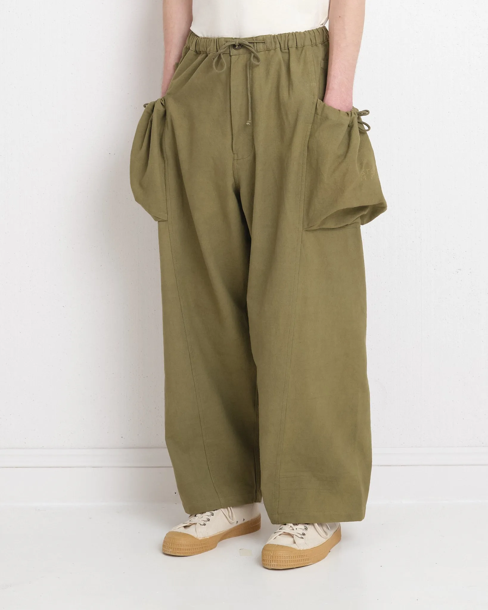 Salt Pants - Olive Slub sold by Story Mfg.