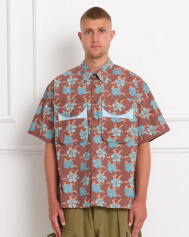 Conch Shirt - Barn Floral made by Story Mfg.