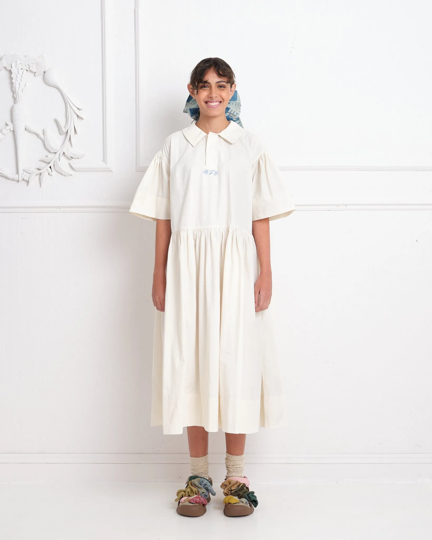 Maple Dress - Ecru sold by Story Mfg.