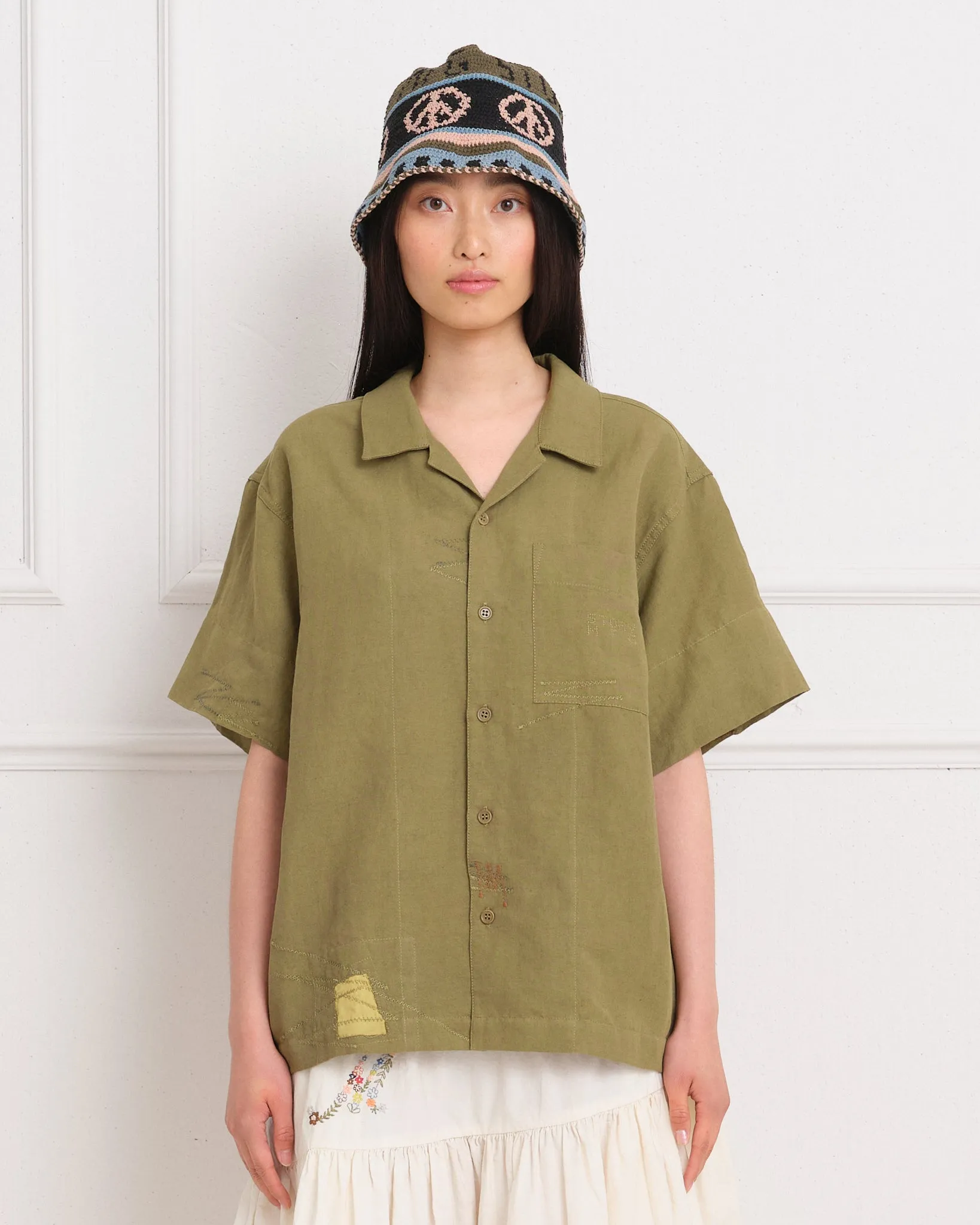 Brew Hat - Olive Peace sold by Story Mfg. product image thumbnail 2