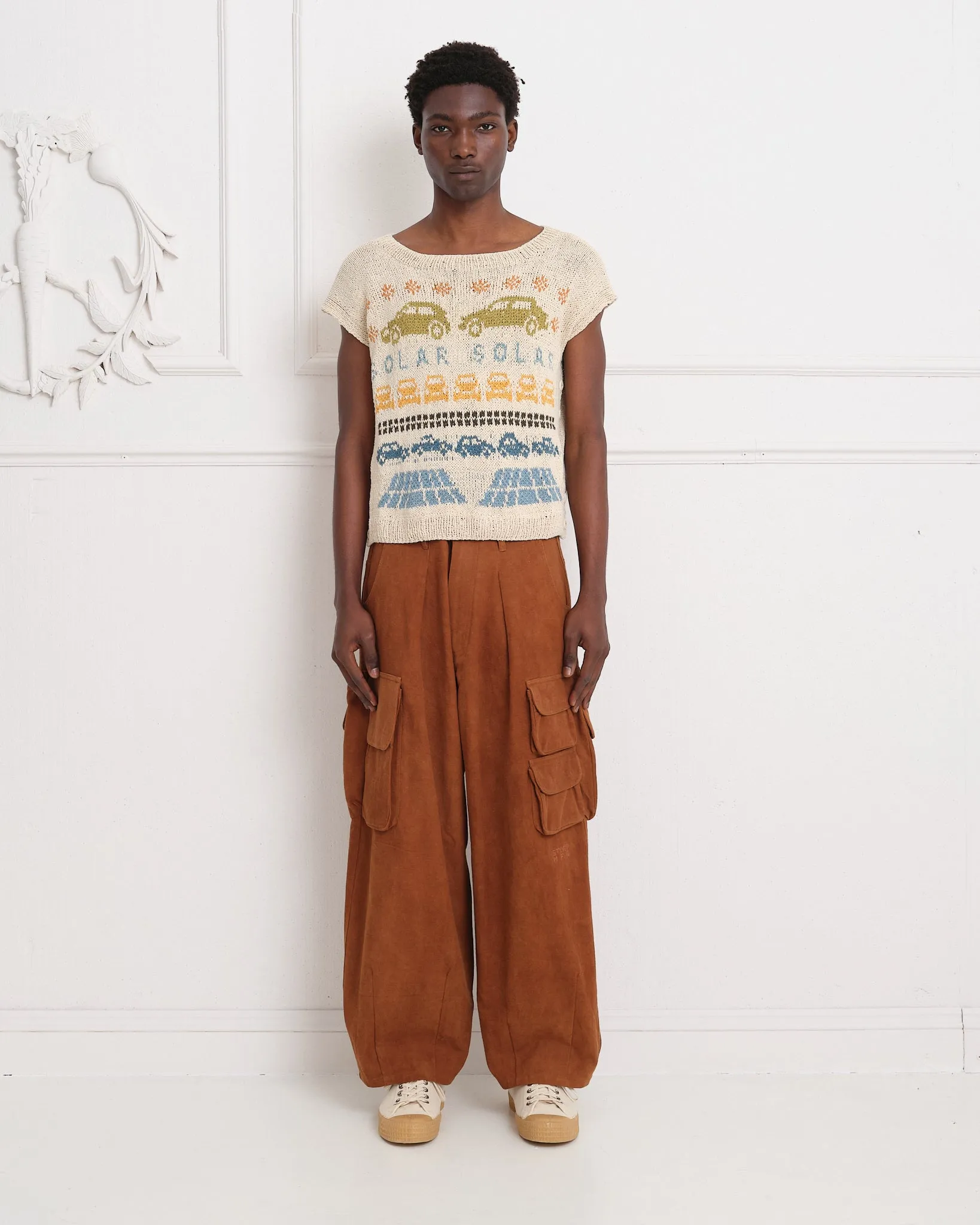 Button Knit Vest - Solar Power sold by Story Mfg. product image thumbnail 3