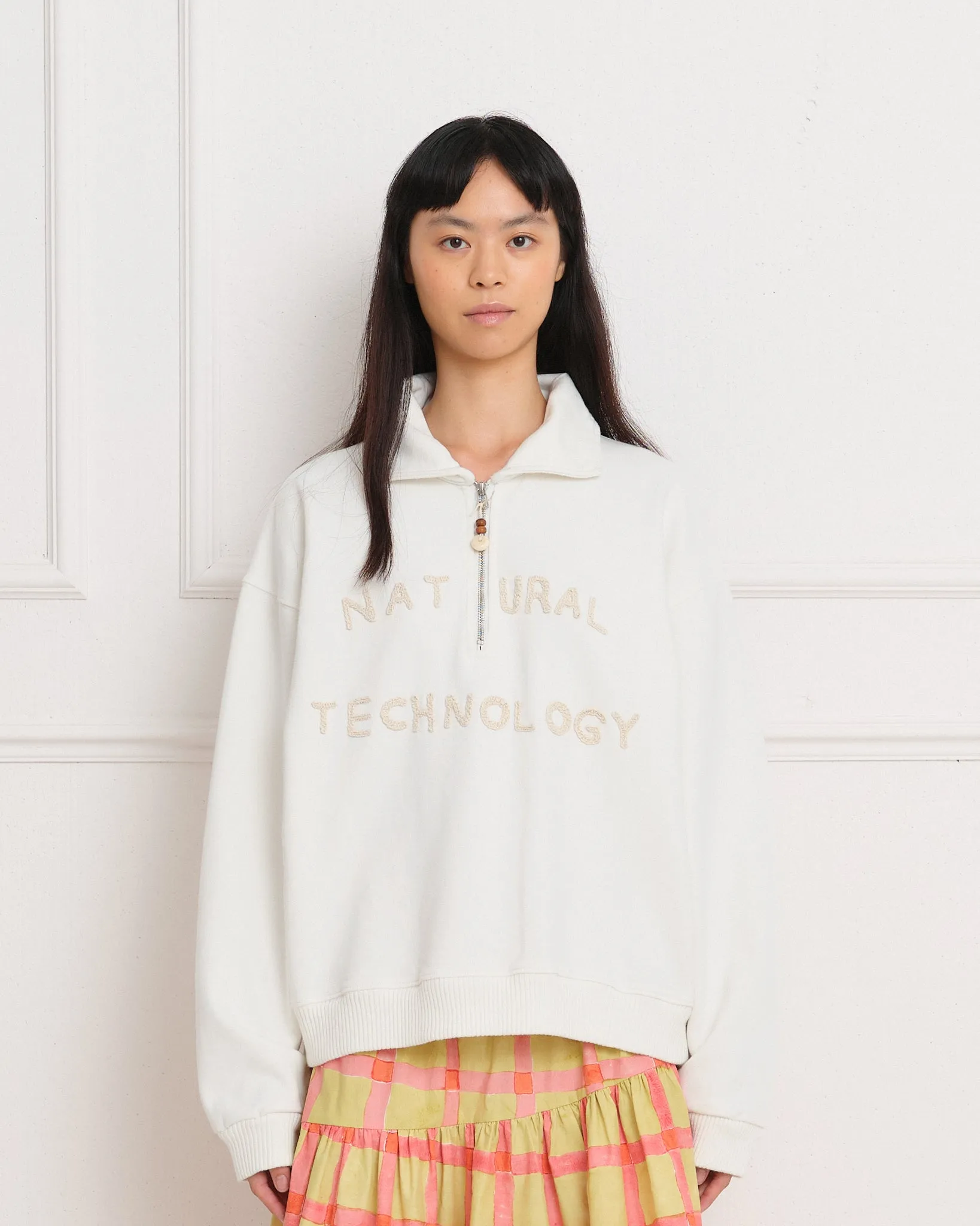 Geo Pullover - Ecru sold by Story Mfg.