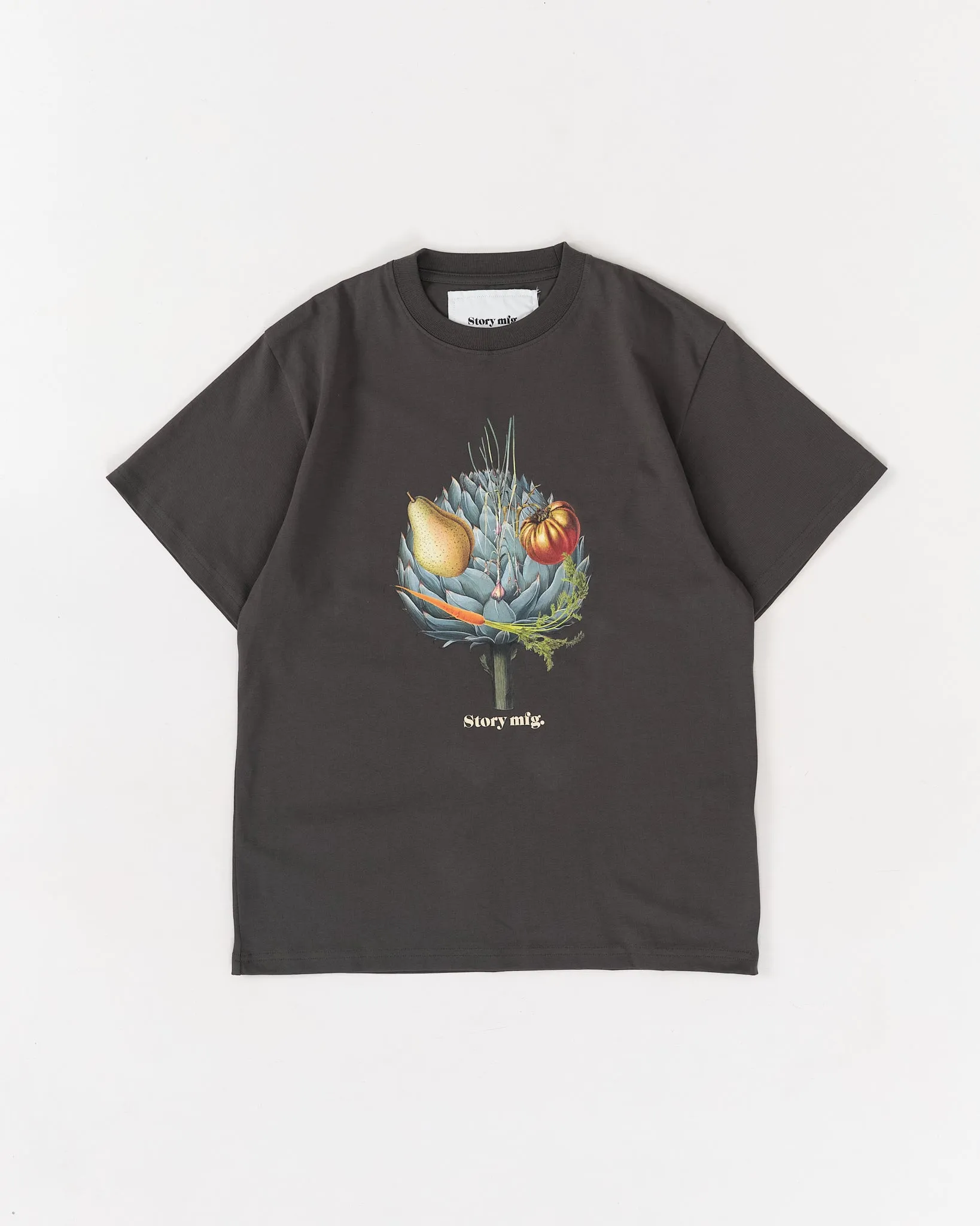 Grateful Tee SS - Charcoal Timothy sold by Story Mfg.