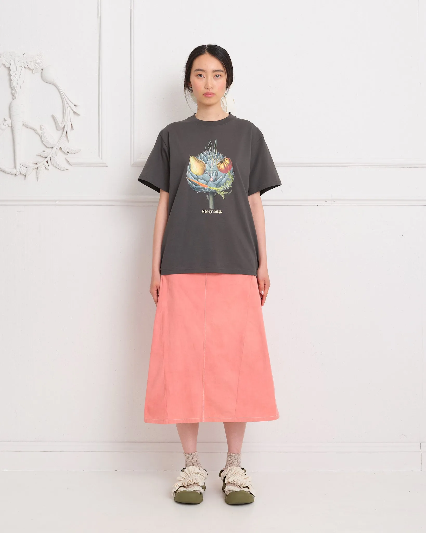 Grateful Tee SS - Charcoal Timothy sold by Story Mfg. product image thumbnail 3