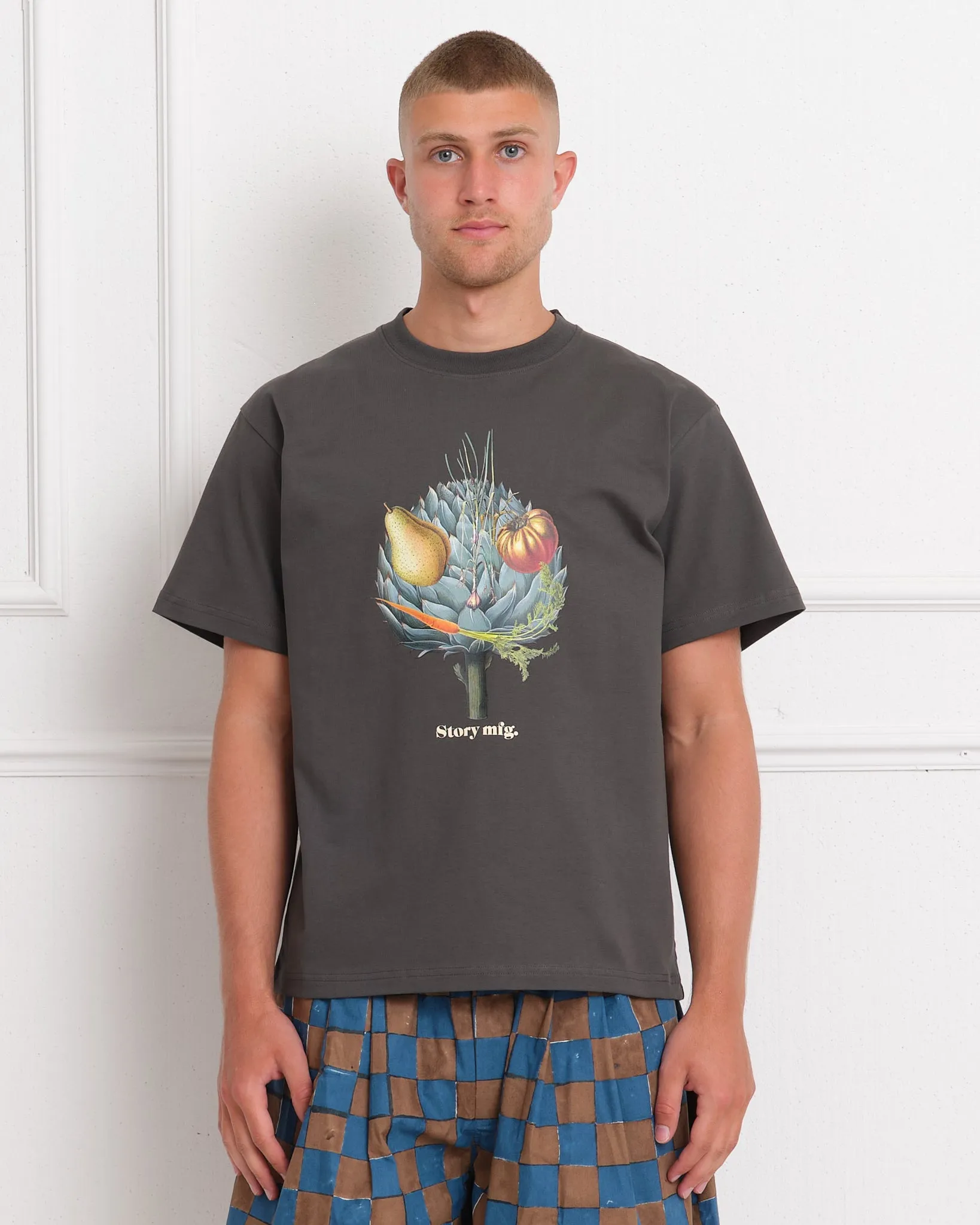 Grateful Tee SS - Charcoal Timothy sold by Story Mfg. product image thumbnail 2