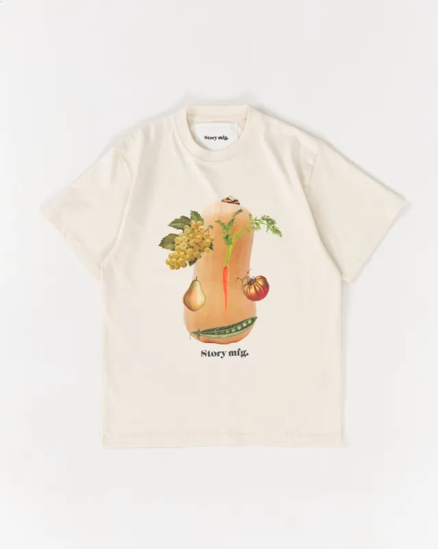 Grateful Tee SS - Ecru Jeff sold by Story Mfg.