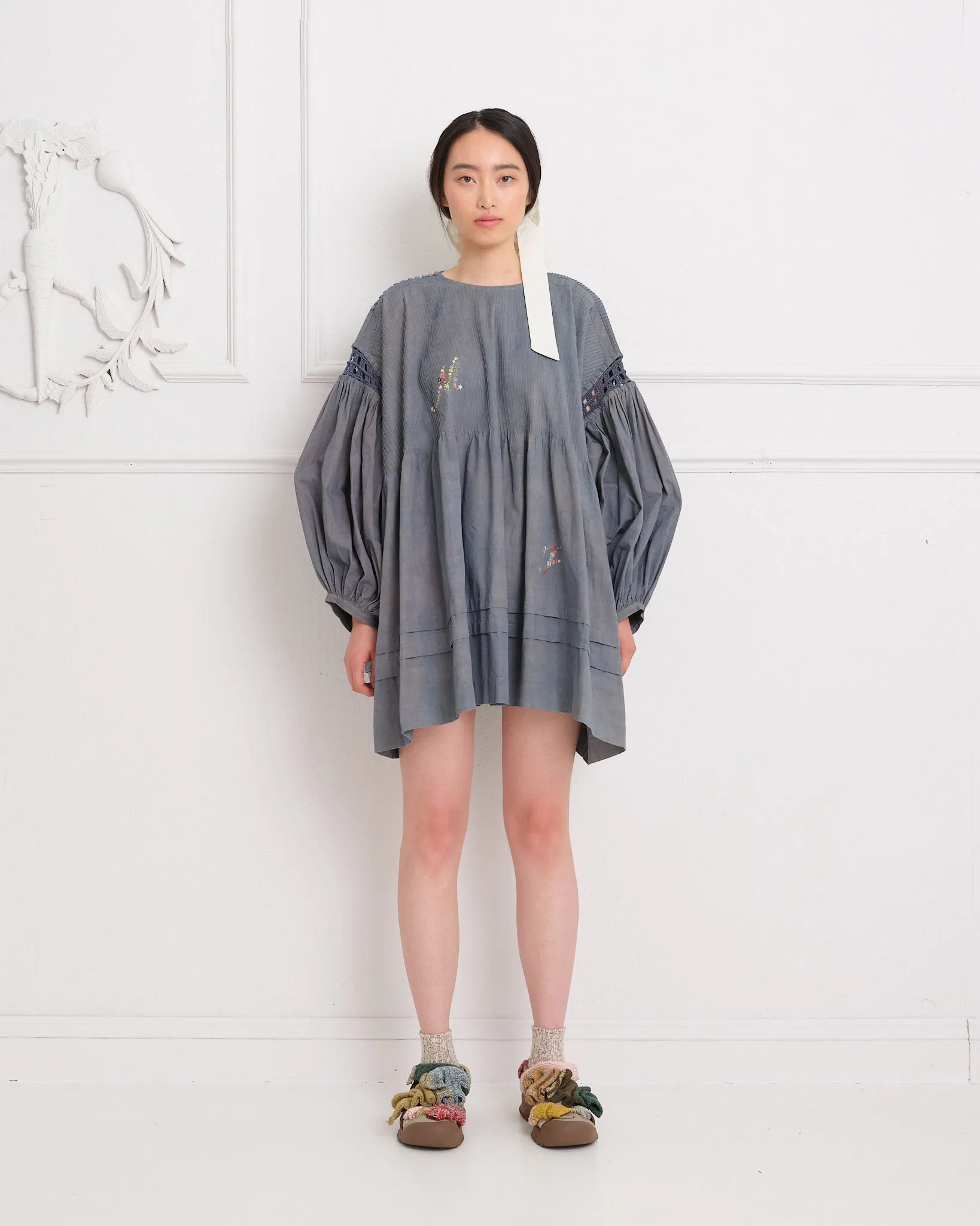 Mini Mon Dress - Purple Meadow sold by Story Mfg.